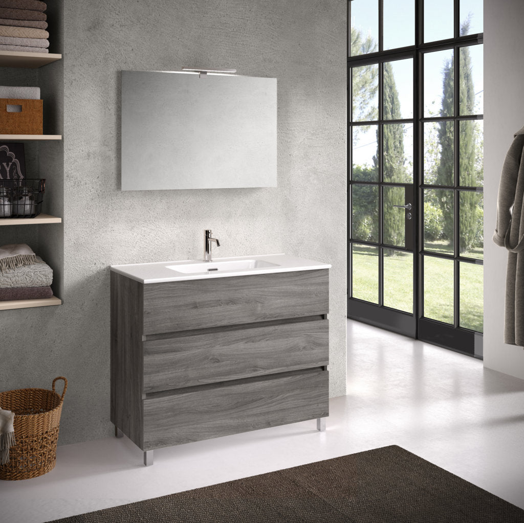 Composizione 4 pezzi PHOEBE | Rovere cenere B