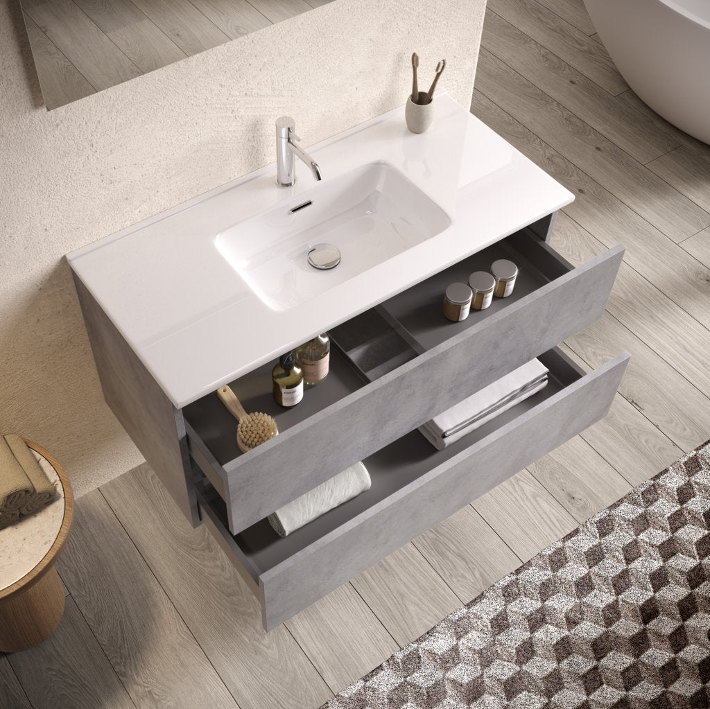 Composizione 4 pezzi PHOEBE | Cemento