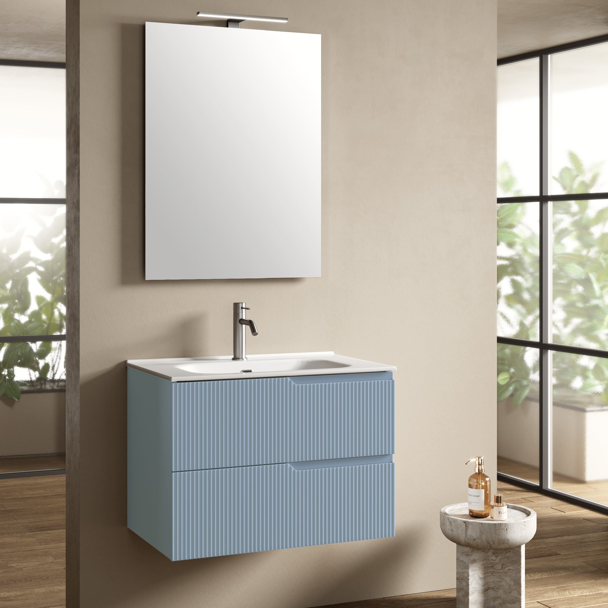 Composizione 4 pezzi EUPORIA | Azzurro tiffany