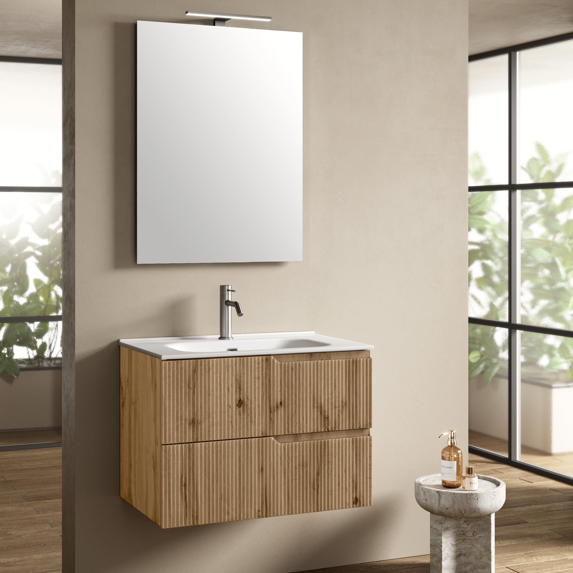 Composizione 4 pezzi EUPORIA | Quercia