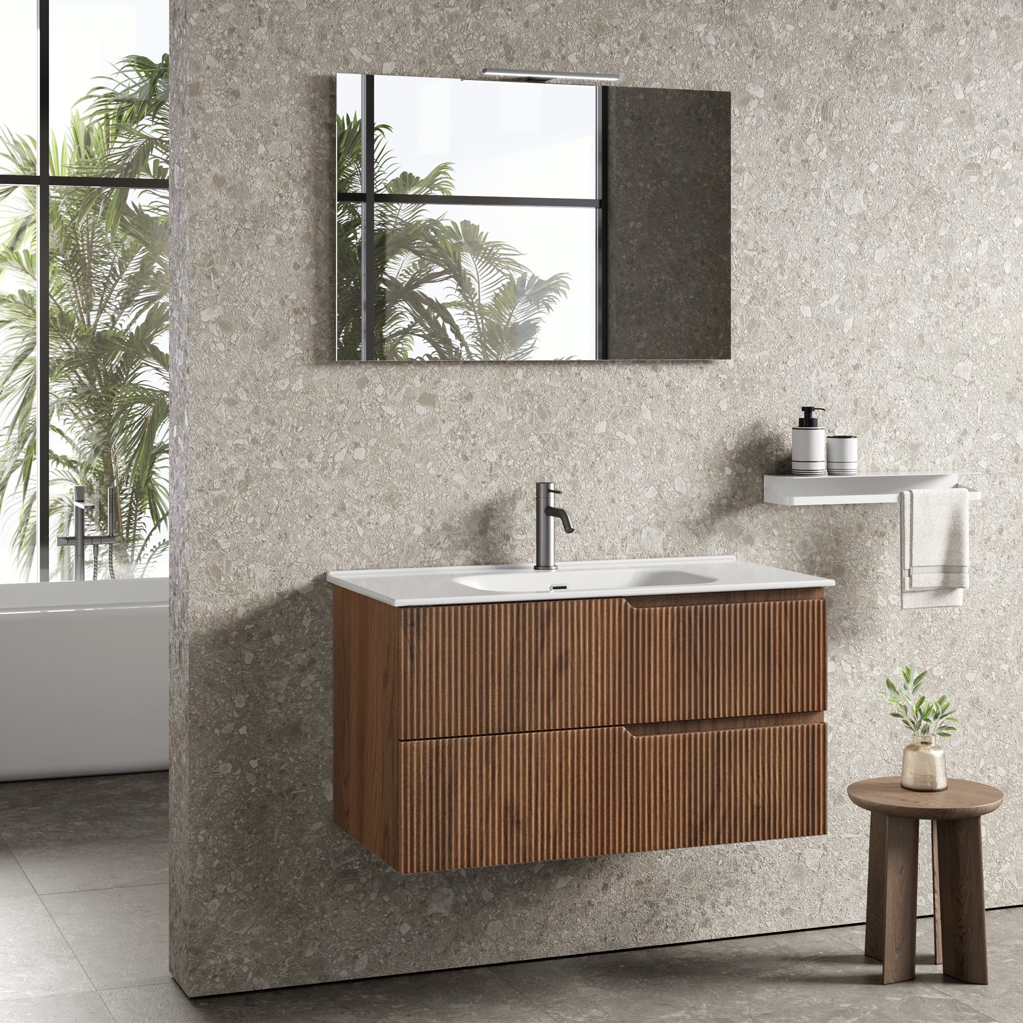 Composizione 4 pezzi EUPORIA | Rovere rio