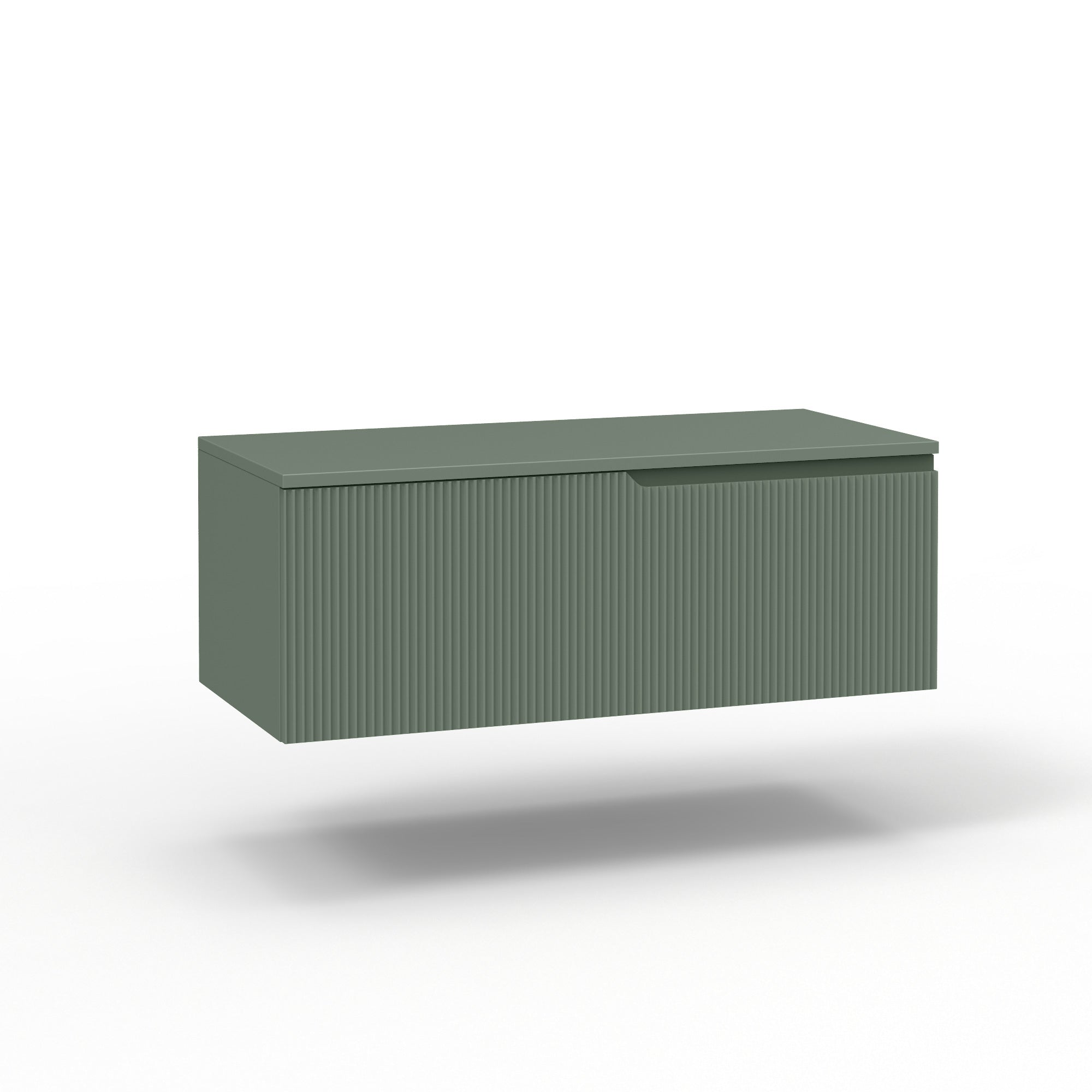 Base con top 1 cestone EUPORIA | Verde salvia