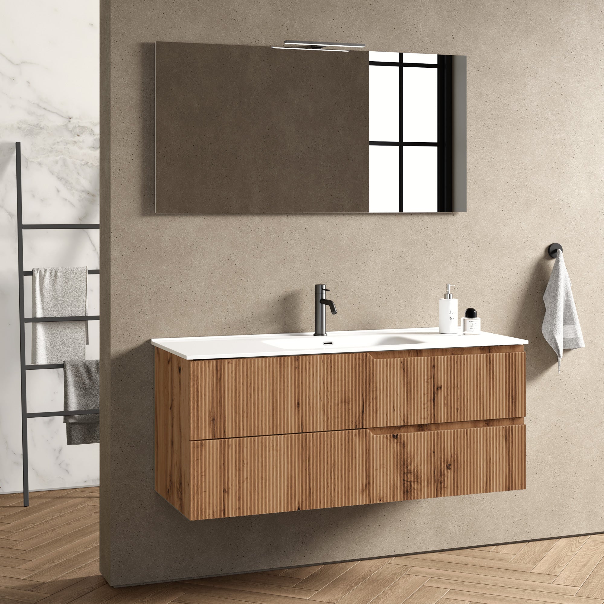 Composizione 4 pezzi EUPORIA | Quercia