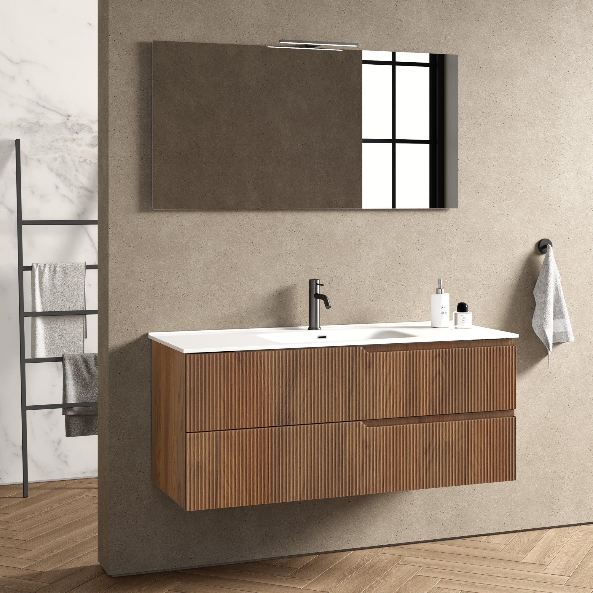 Composizione 4 pezzi EUPORIA | Rovere rio