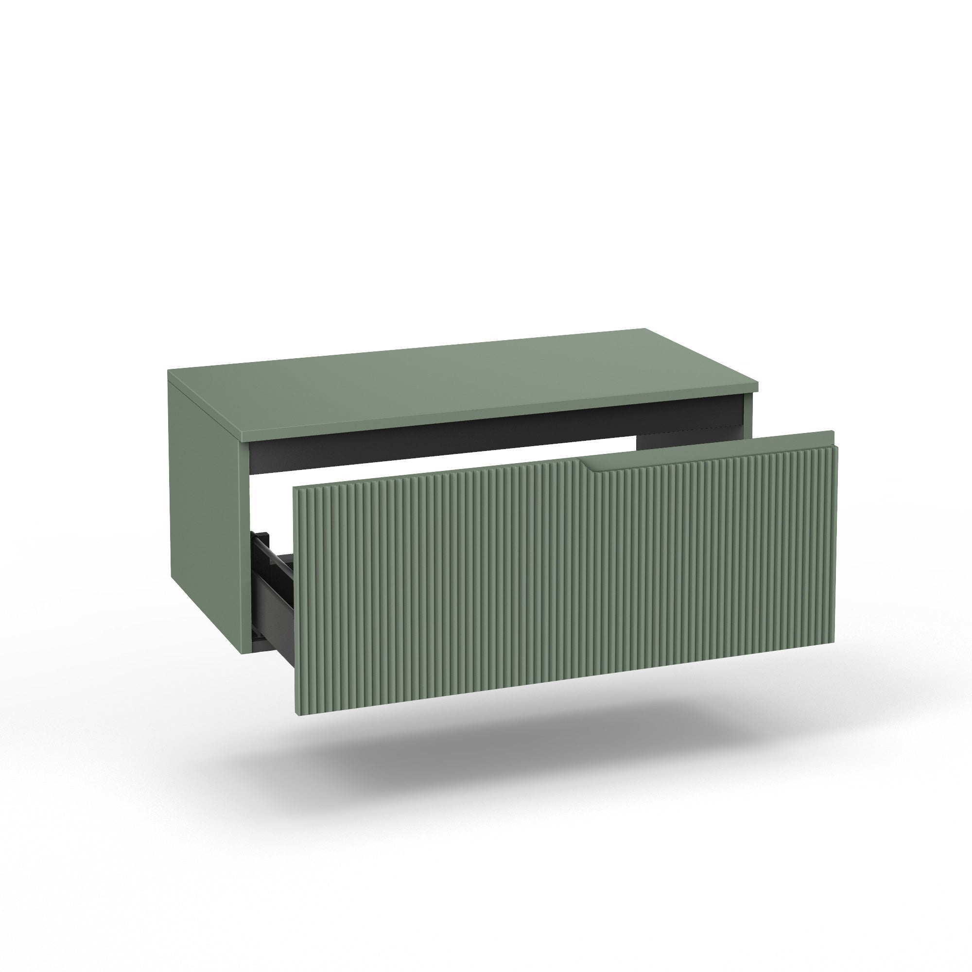 Composizione 4 pezzi EUPORIA-52 | Antracite/Verde salvia