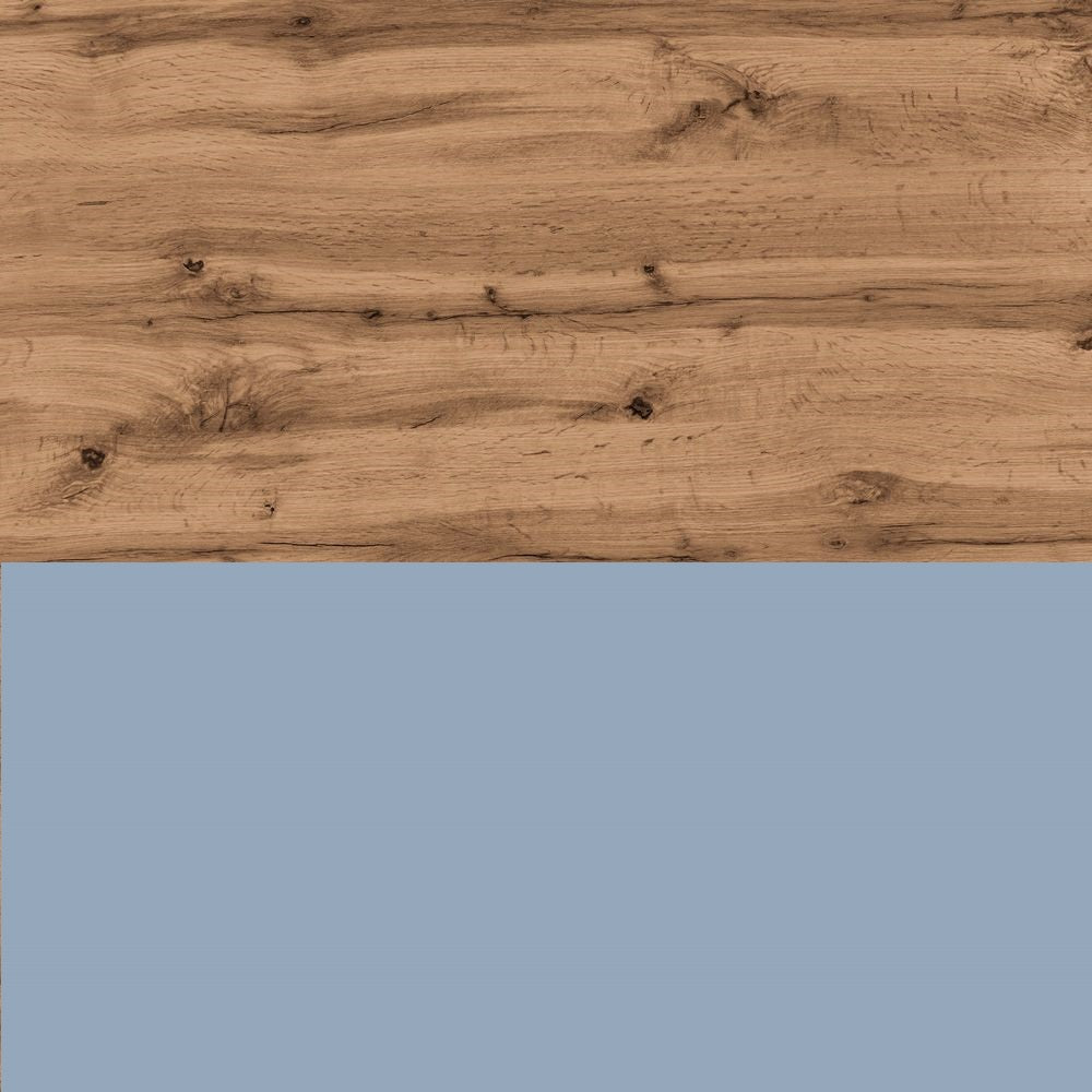 Composizione 4 pezzi EUPORIA-52 | Rovere miele/Azzurro tiffany