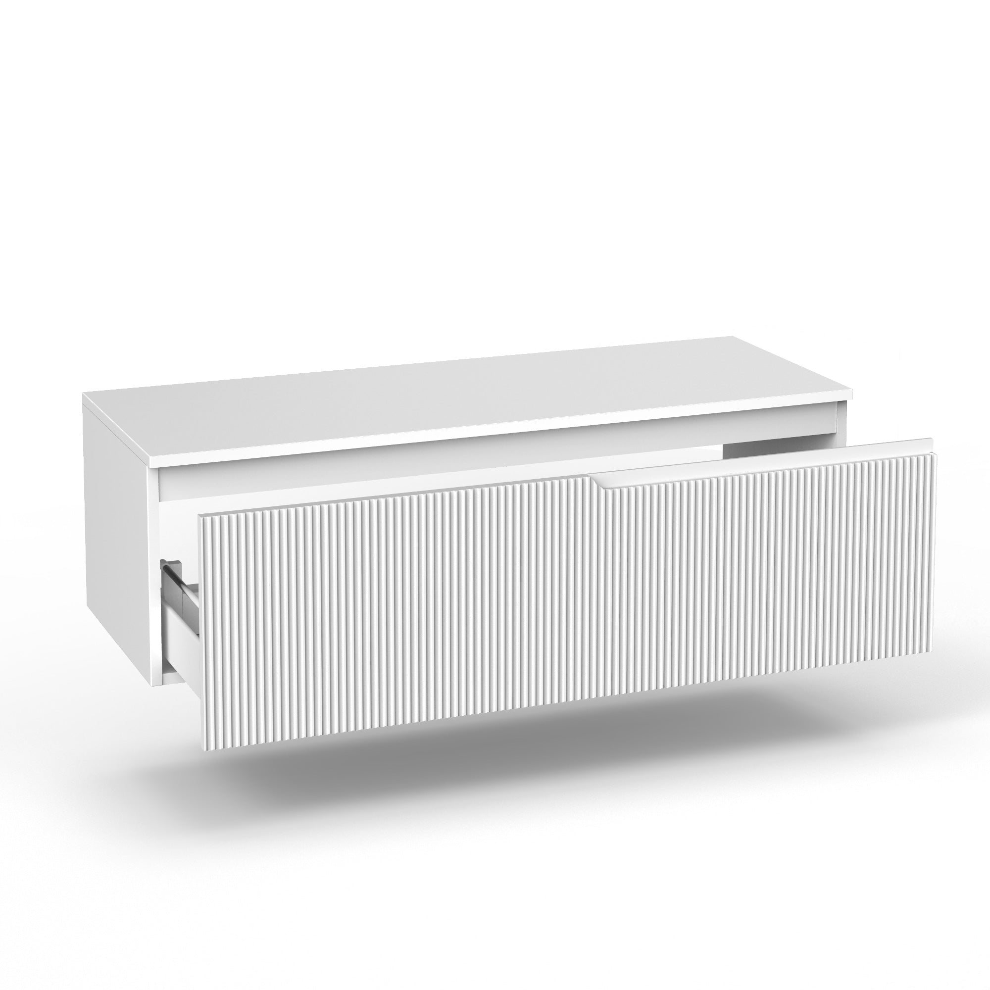 Composizione vasca DX 4 pezzi EUPORIA-54 | Quercia/Bianco opaco