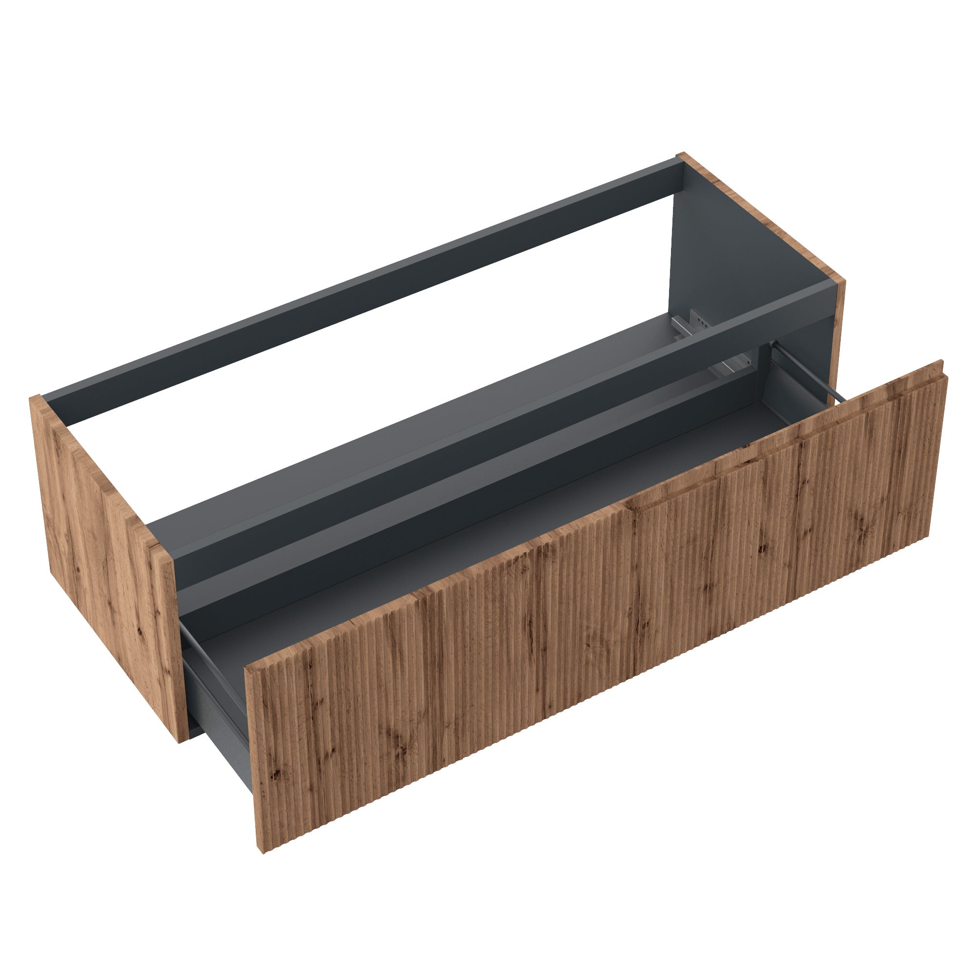 Composizione vasca DX 4 pezzi EUPORIA-54 | Quercia