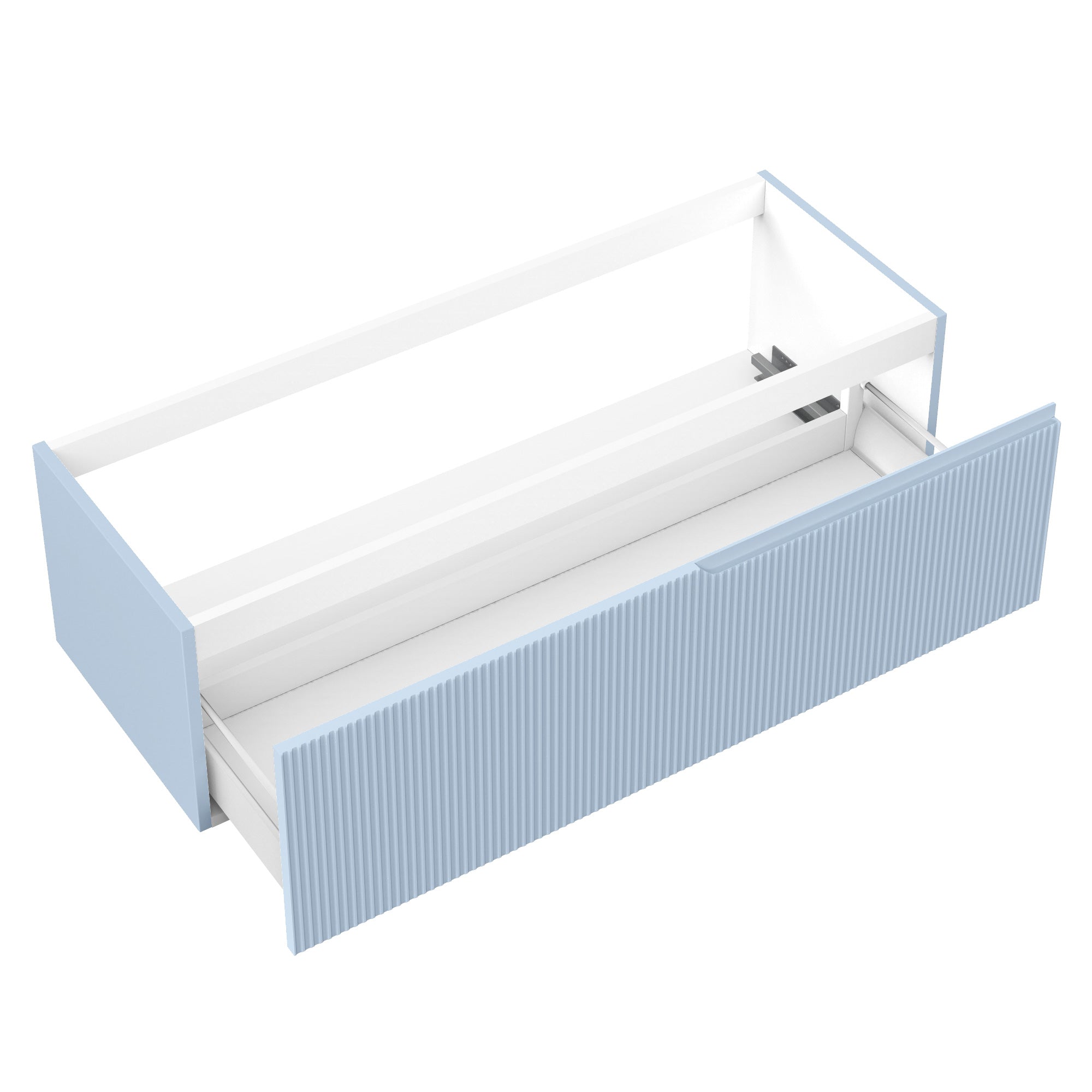 Composizione vasca DX 4 pezzi EUPORIA-54 | Azzurro tiffany