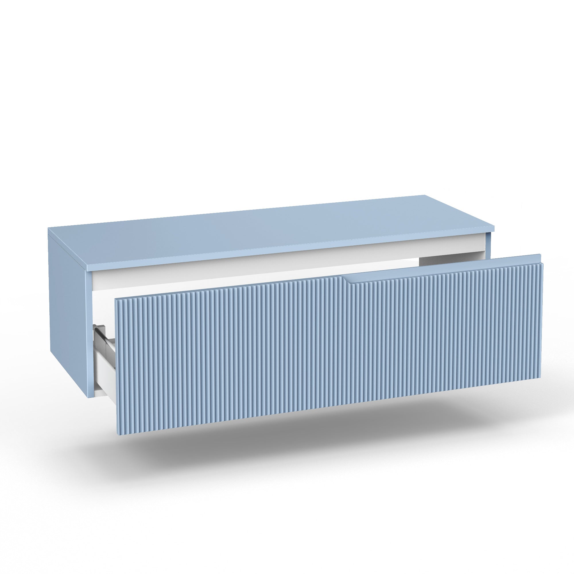 Composizione vasca DX 4 pezzi EUPORIA-54 | Azzurro tiffany