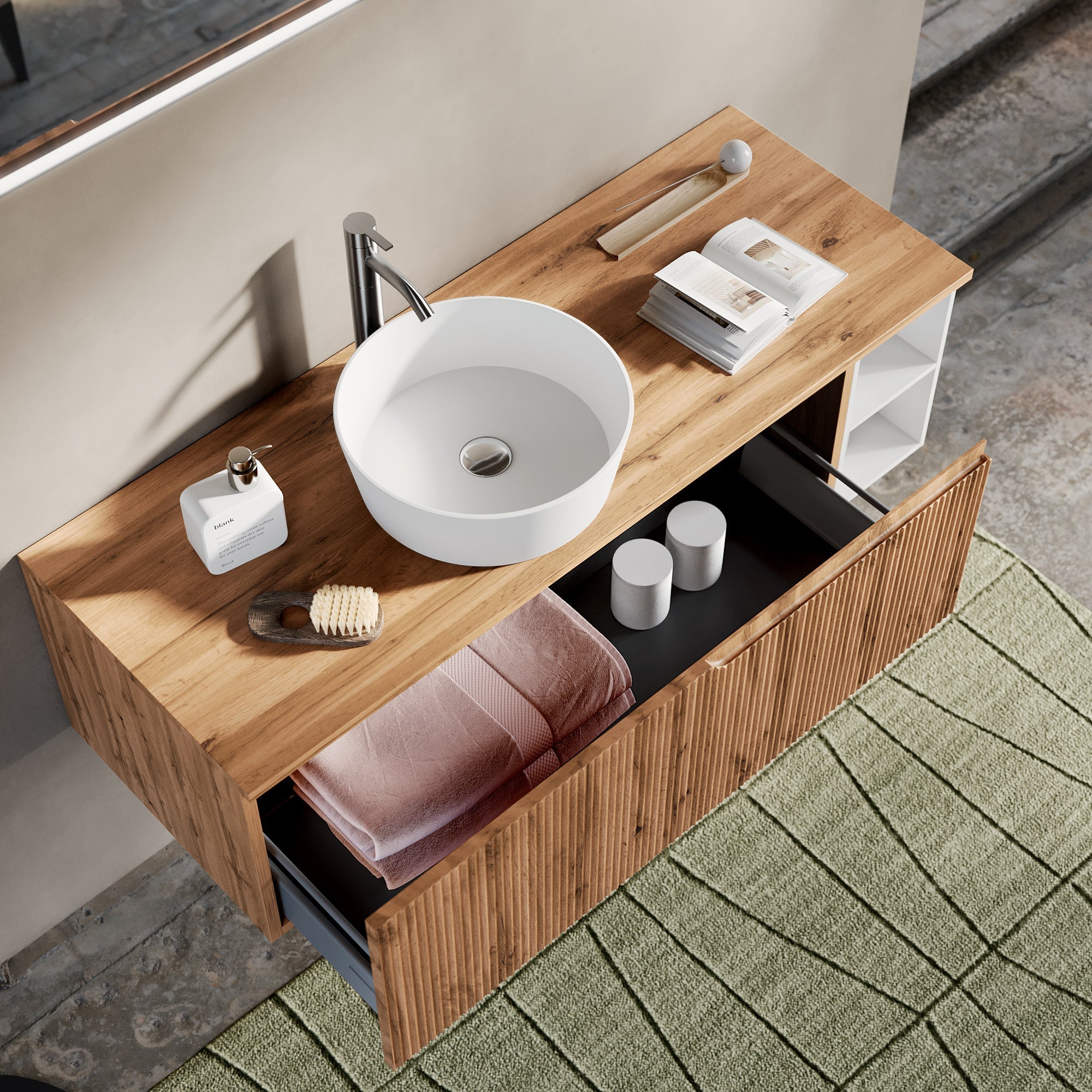 Composizione 5 pezzi EUPORIA-58 | Quercia