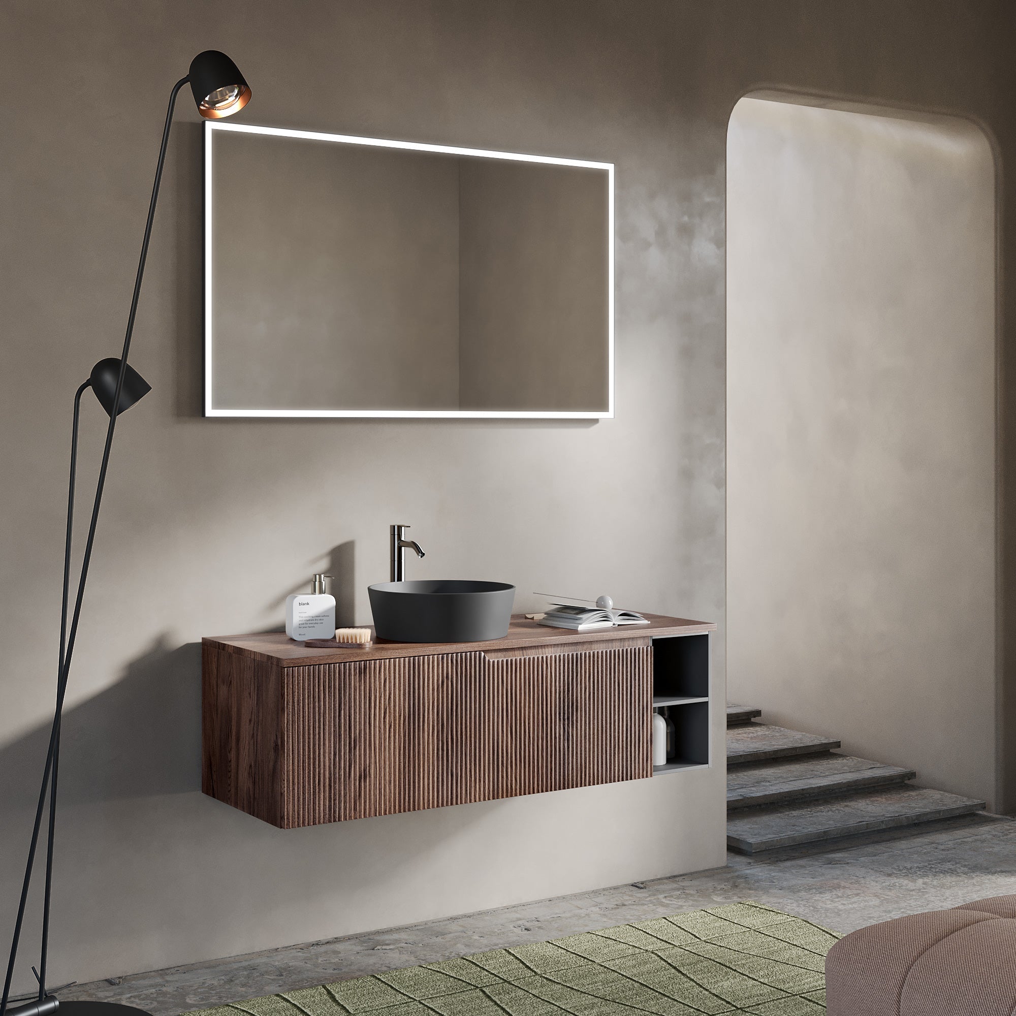 Composizione 5 pezzi EUPORIA-58 | Rovere rio