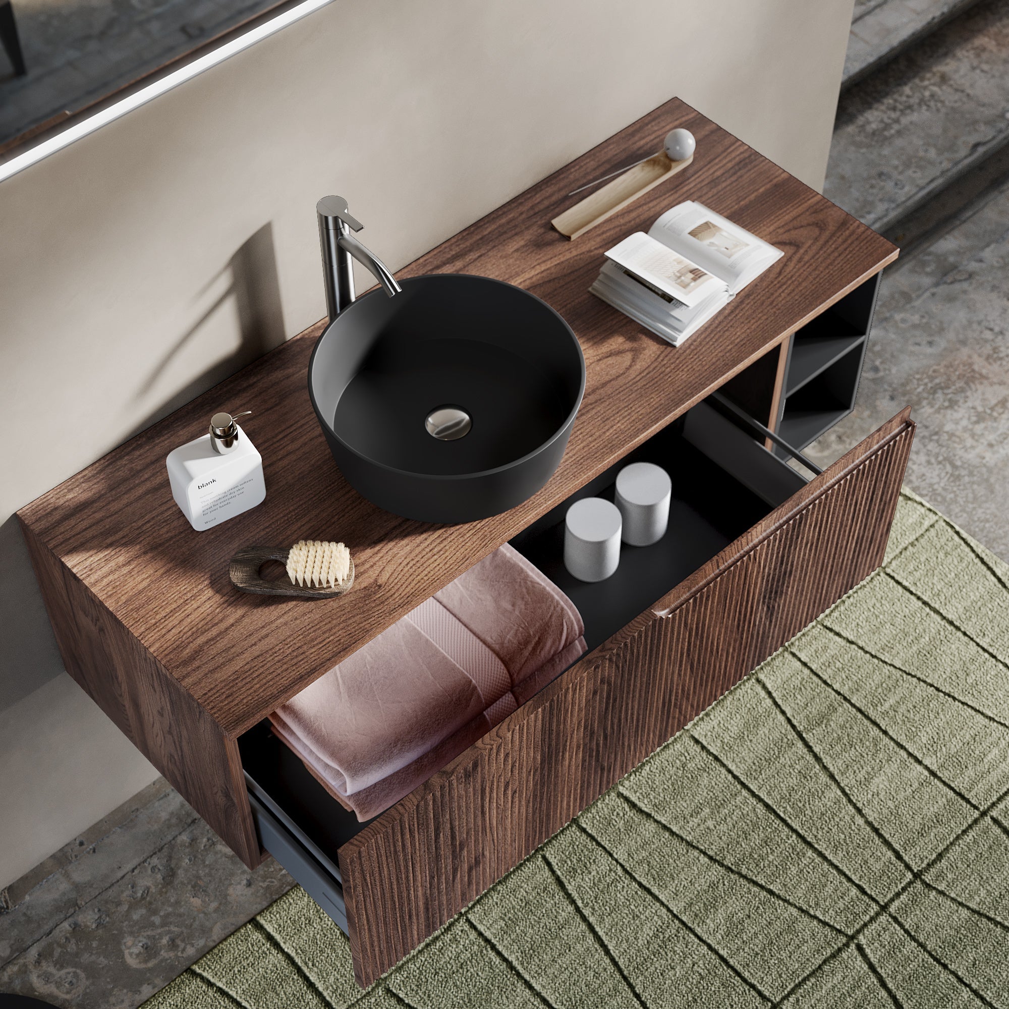 Composizione 5 pezzi EUPORIA-58 | Rovere rio