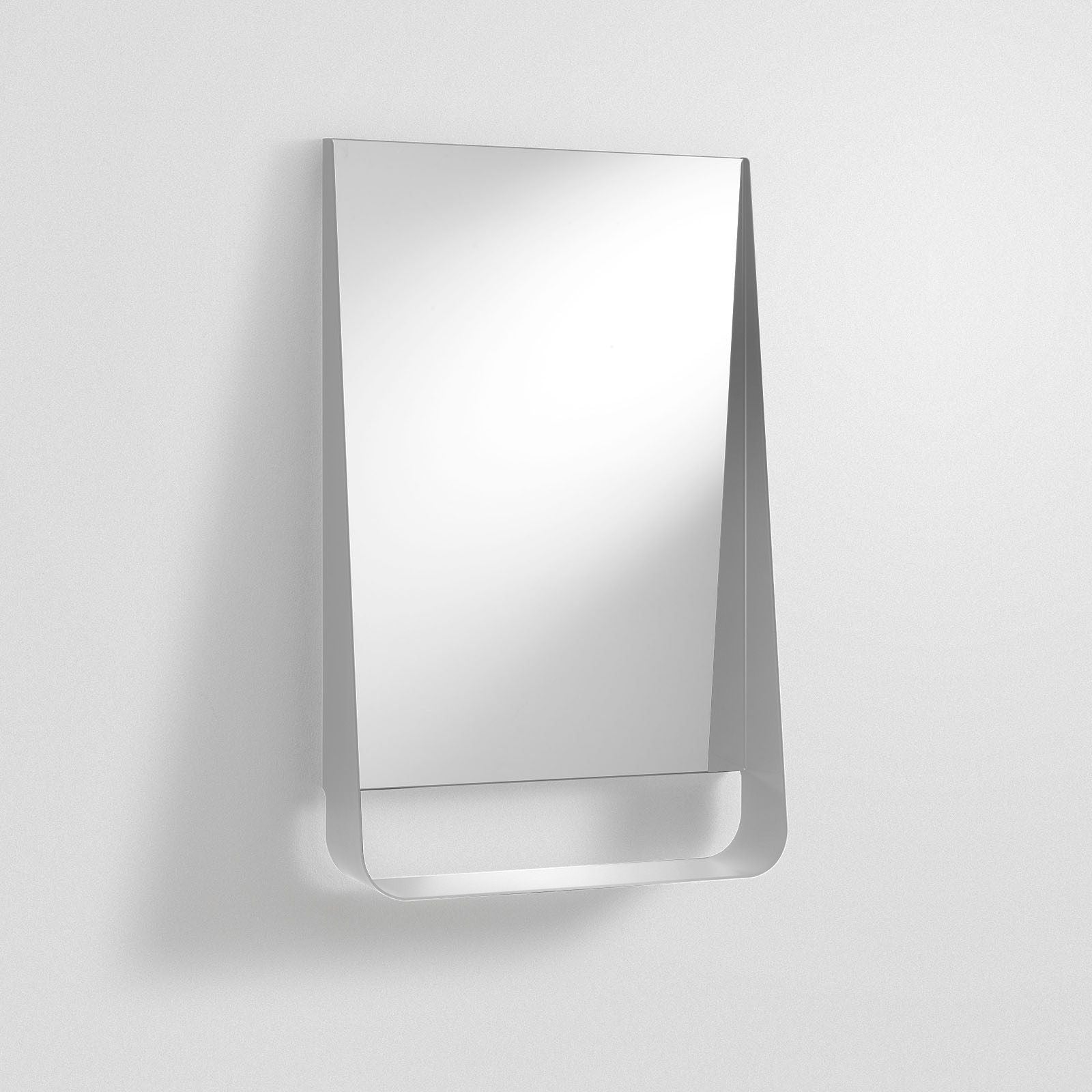 Specchio con mensola e led YOON50 | Bianco