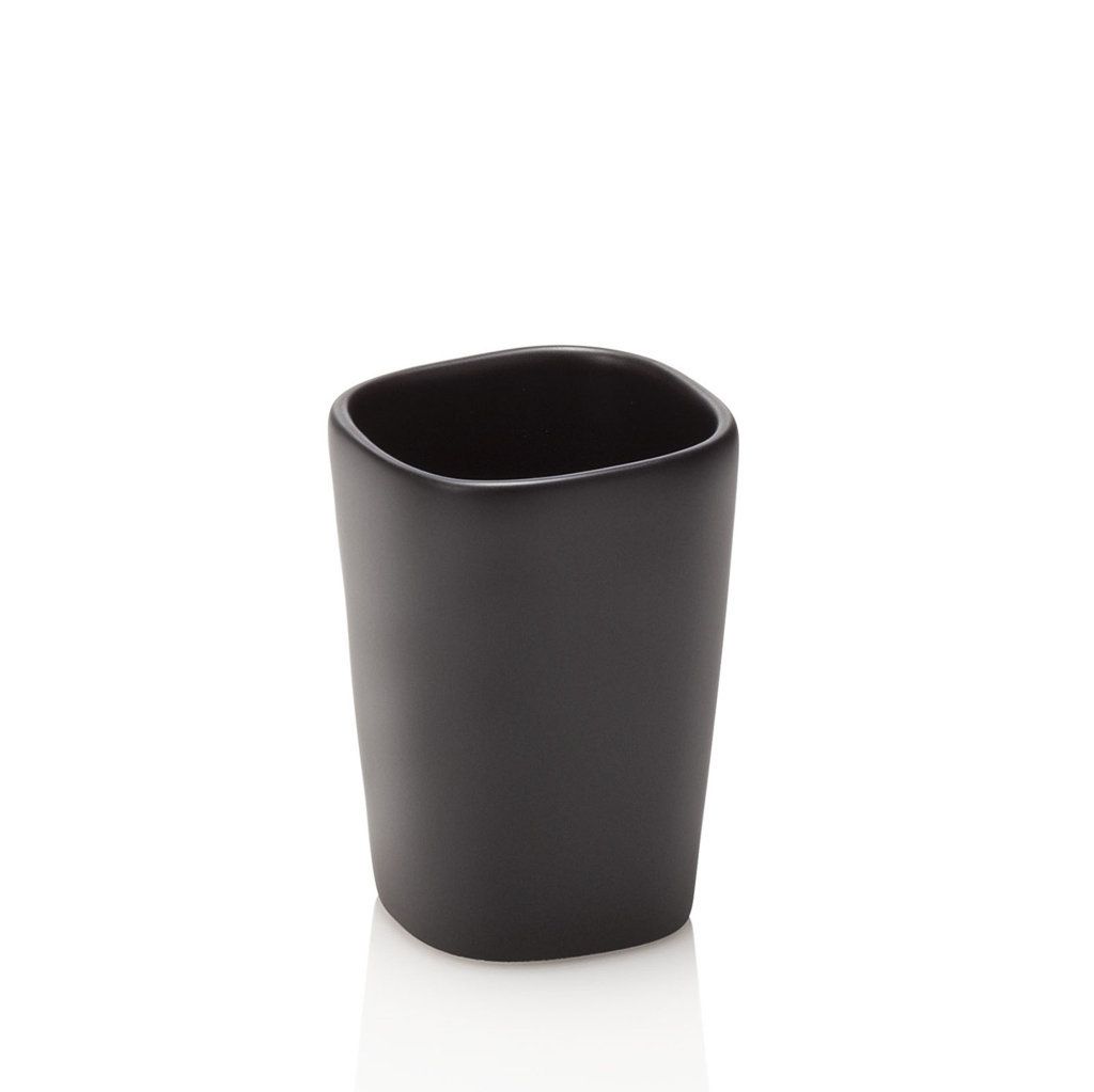 Set bagno 4 pezzi LEMN | Nero