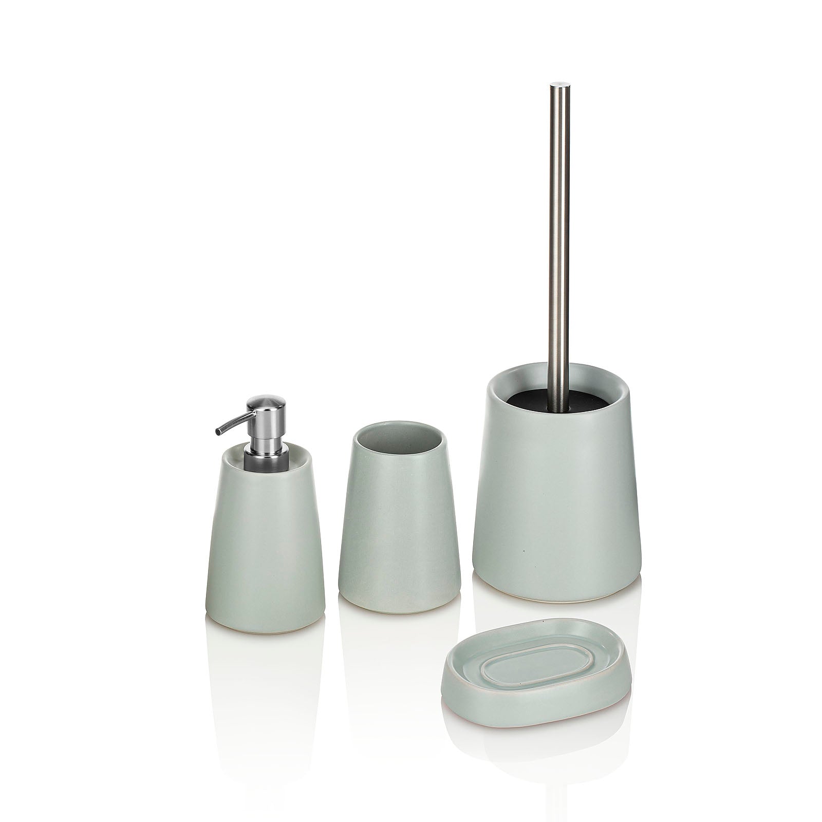 Set bagno 4 pezzi NOA | Grigio