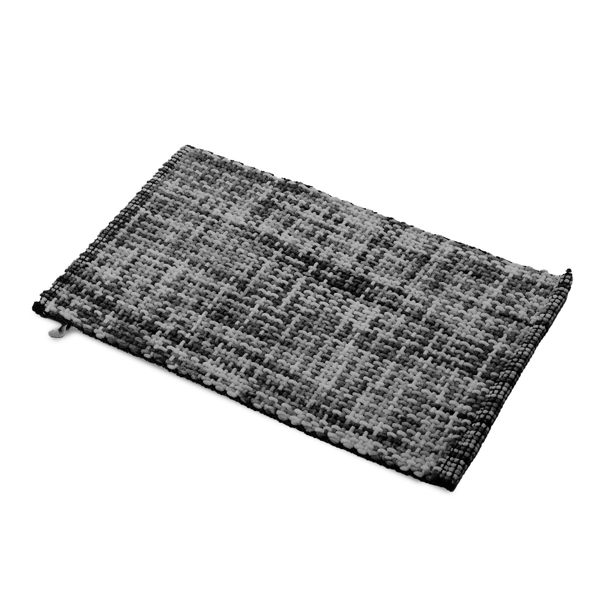 Tappeto da bagno MOON | Nero