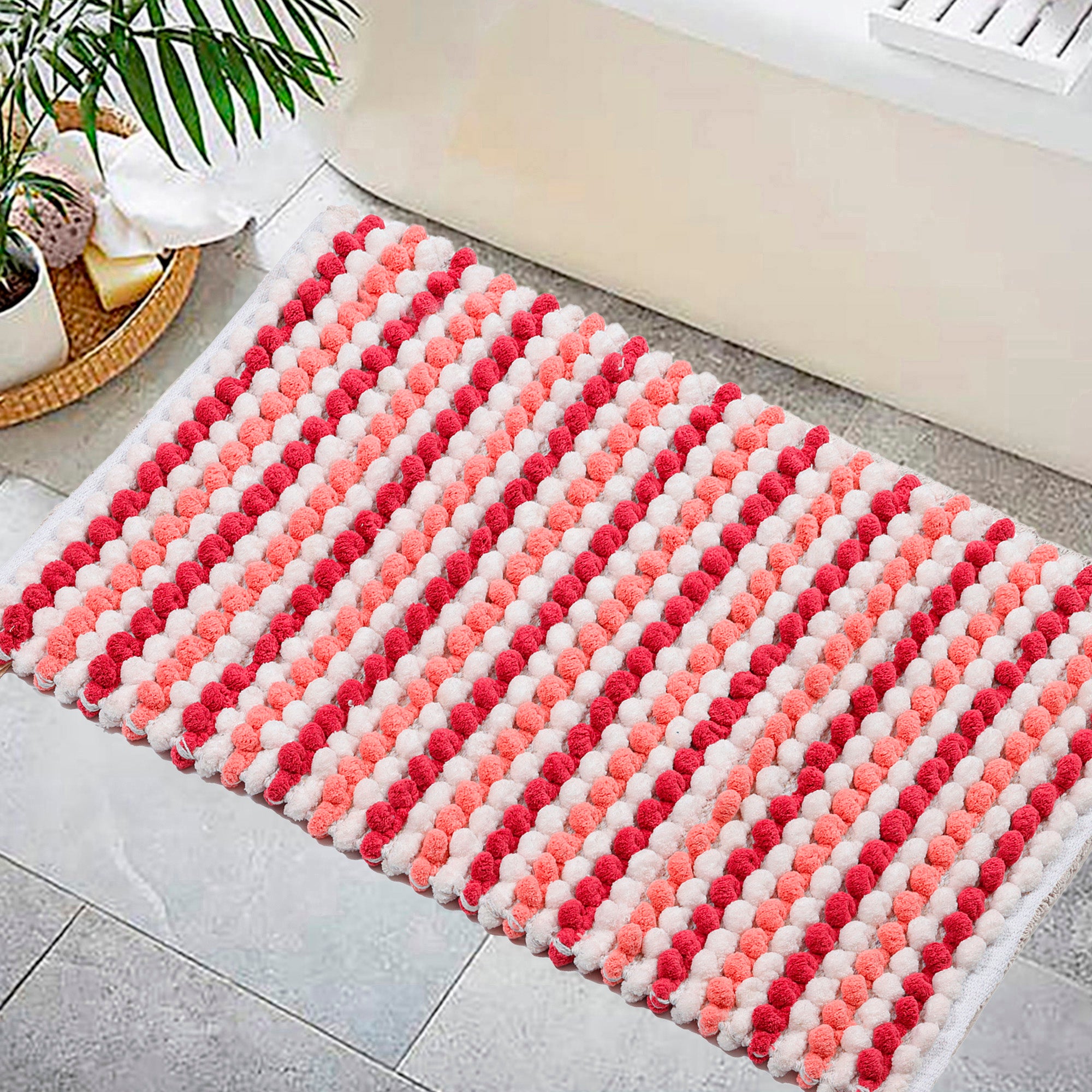 Tappeto da bagno SUN | Rosa