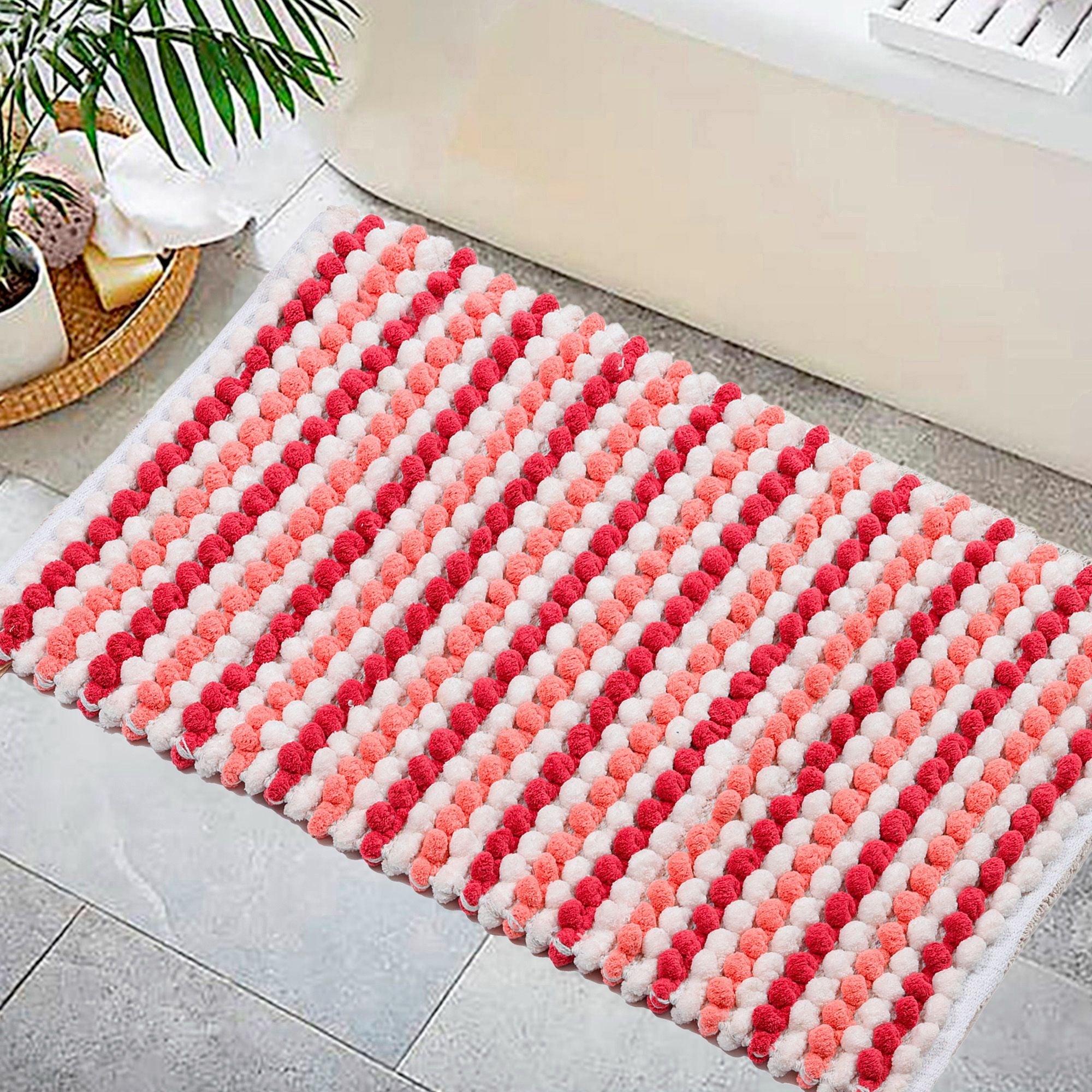 Tappeto da bagno SUN | Rosa
