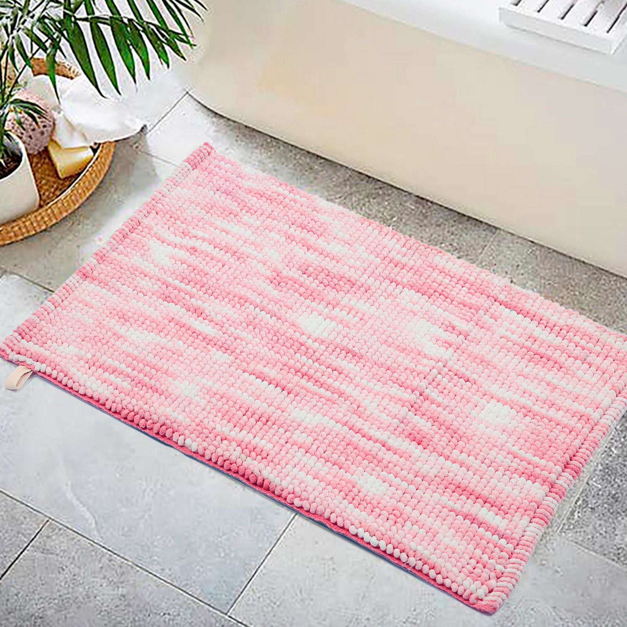 Tappeto da bagno MAANT | Rosa
