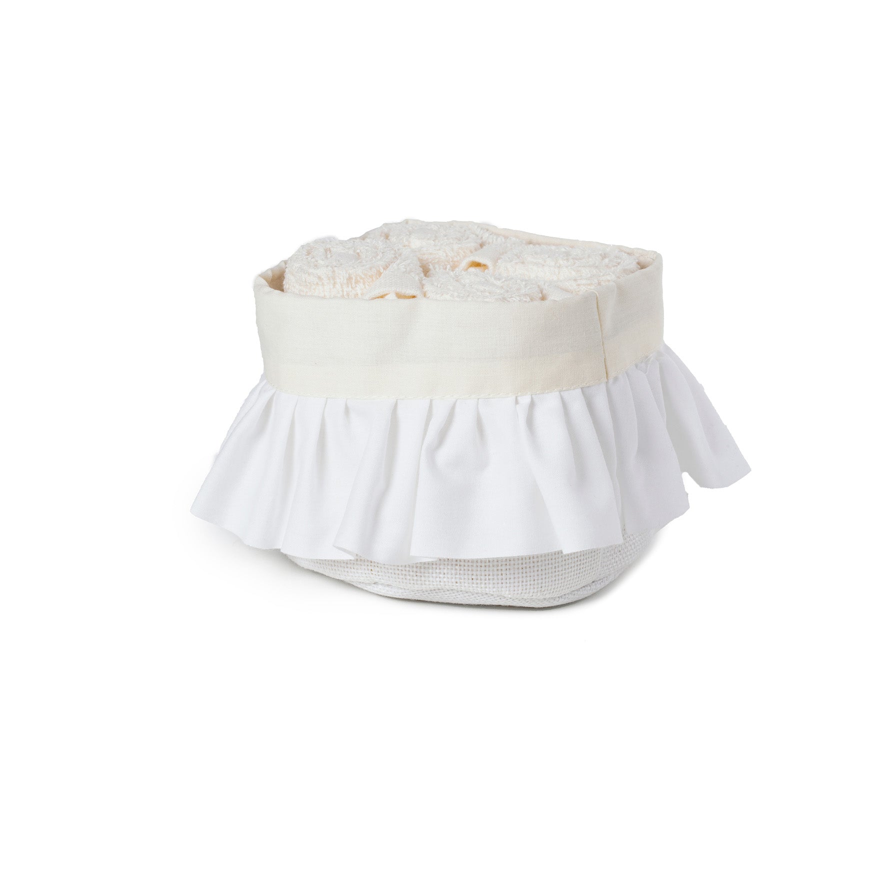 Set 4 lavette LILY | Bianco