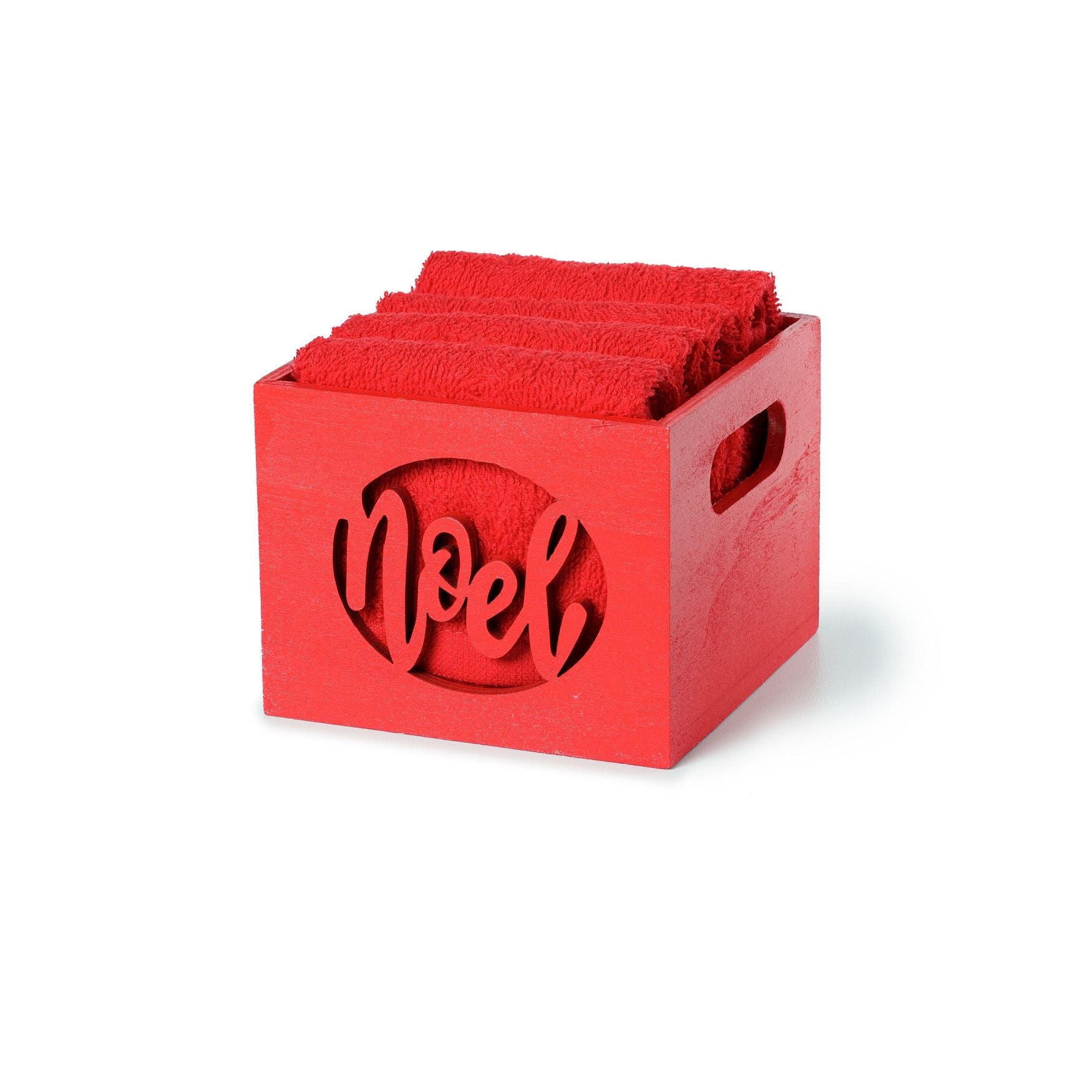 Set 4 lavette KRIS | Rosso