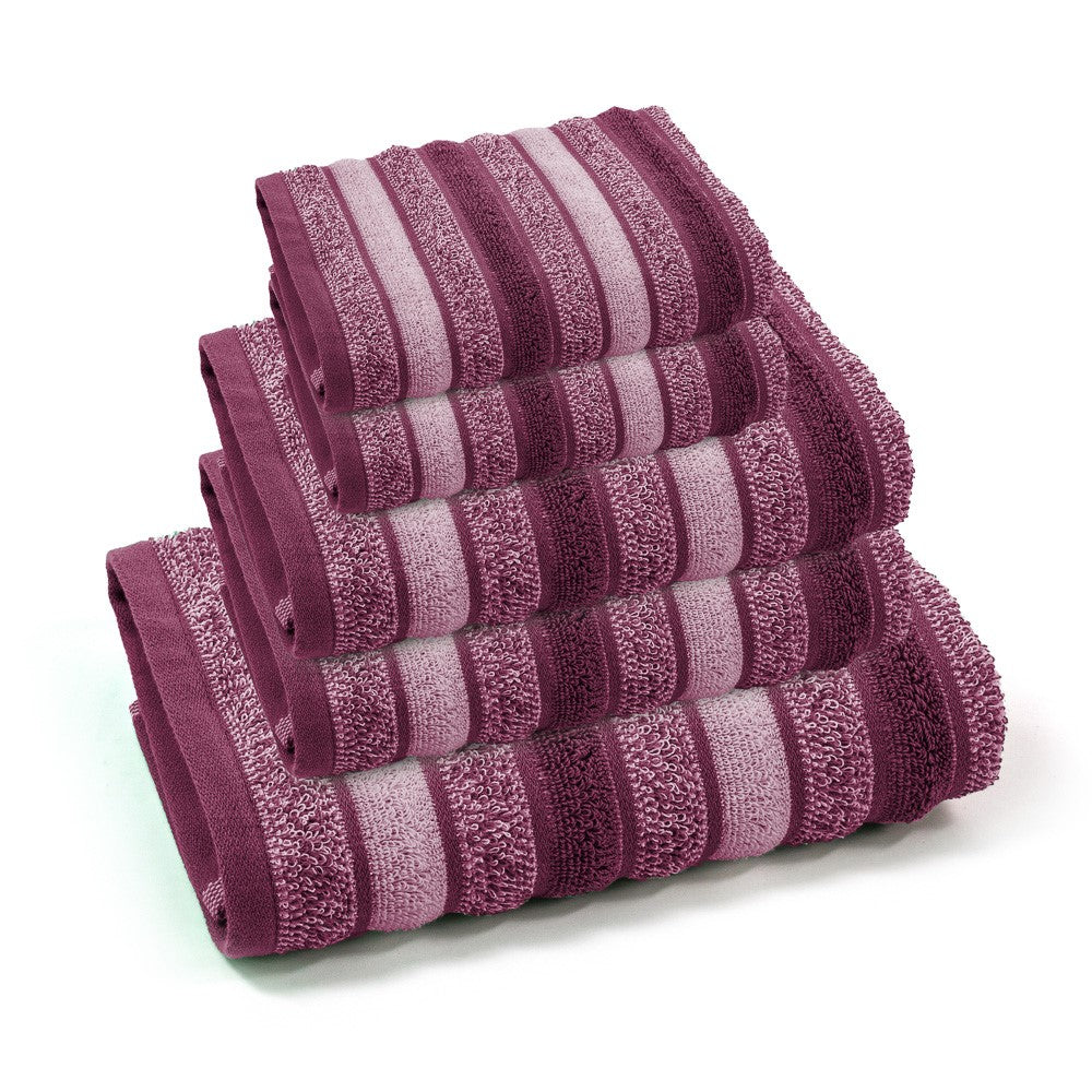 Set asciugamani 5 pezzi GLODI | Rosa