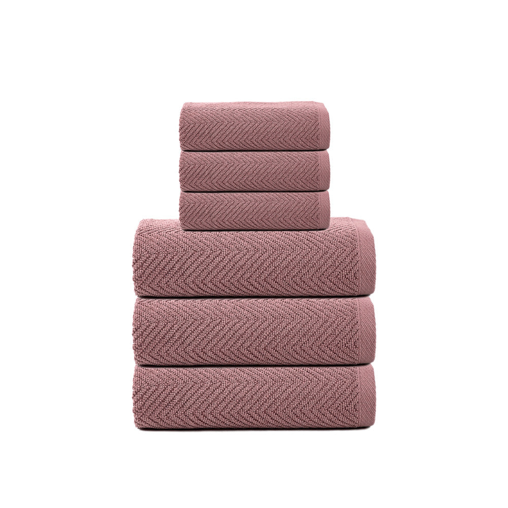 Set asciugamani 3+3 JELAV | Rosa