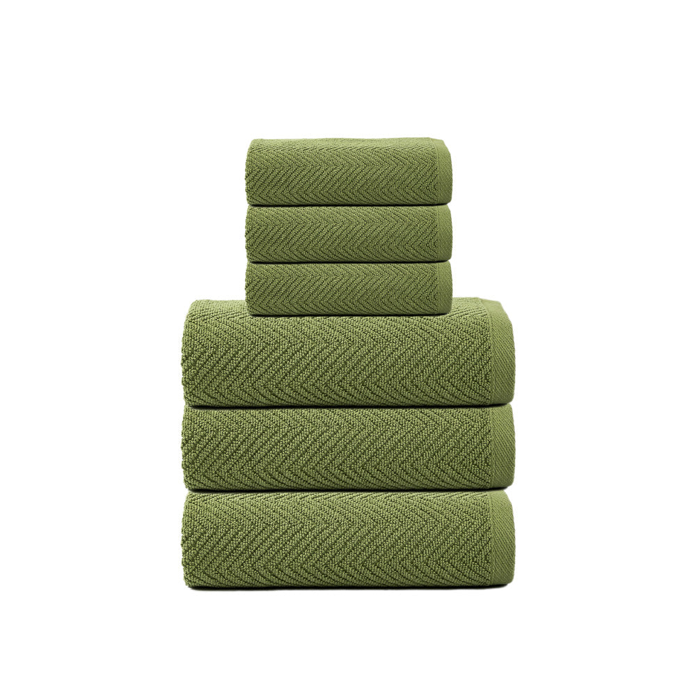 Set asciugamani 3+3 JELAV | Verde