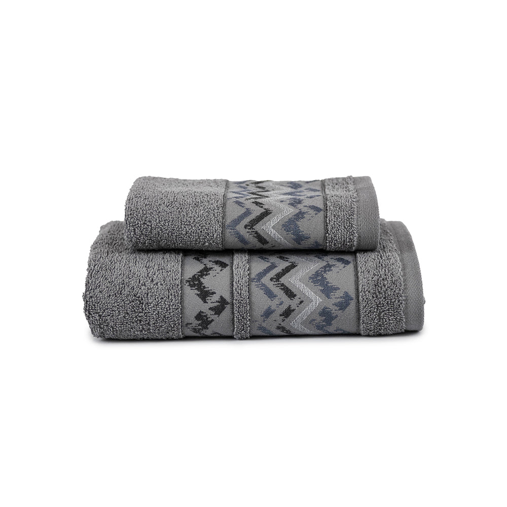 Set asciugamani 1+1 MODRAN |Grigio