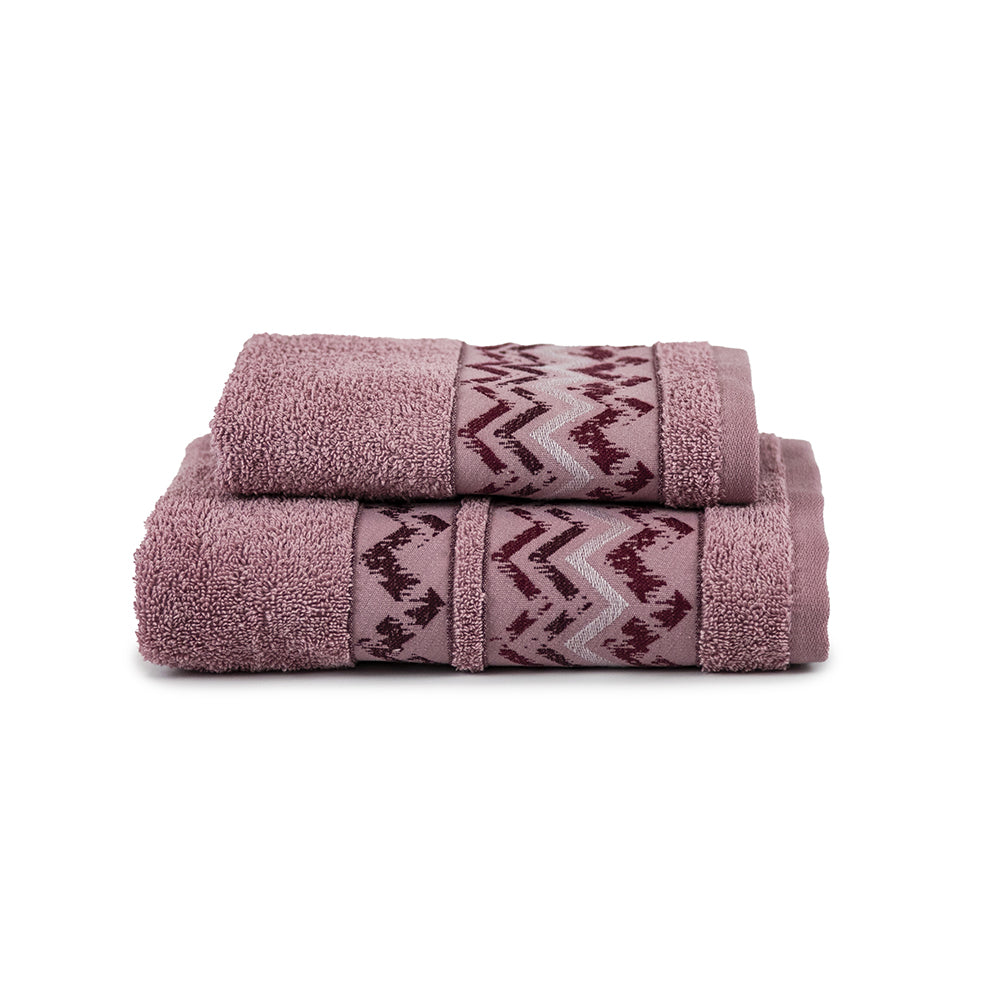 Set asciugamani 1+1 MODRAN | Rosa