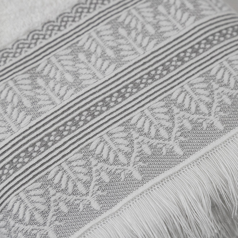 Set asciugamani 1+1 LUK | Bianco