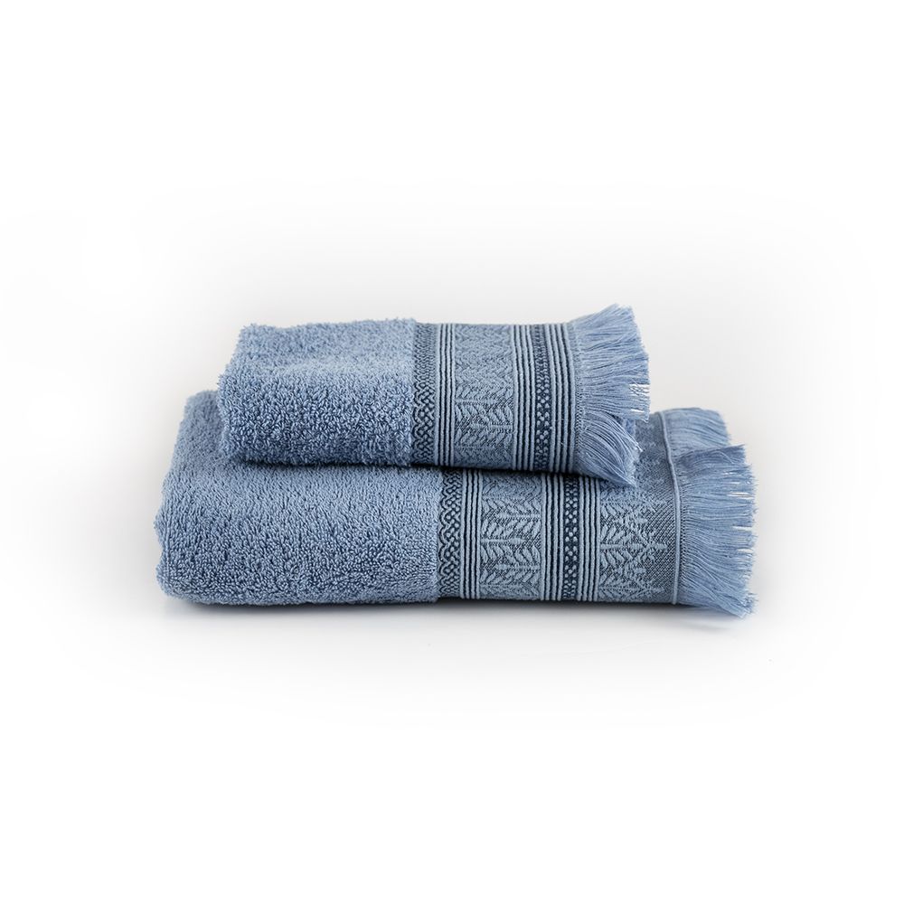 Set asciugamani 1+1 LUK | Azzurro
