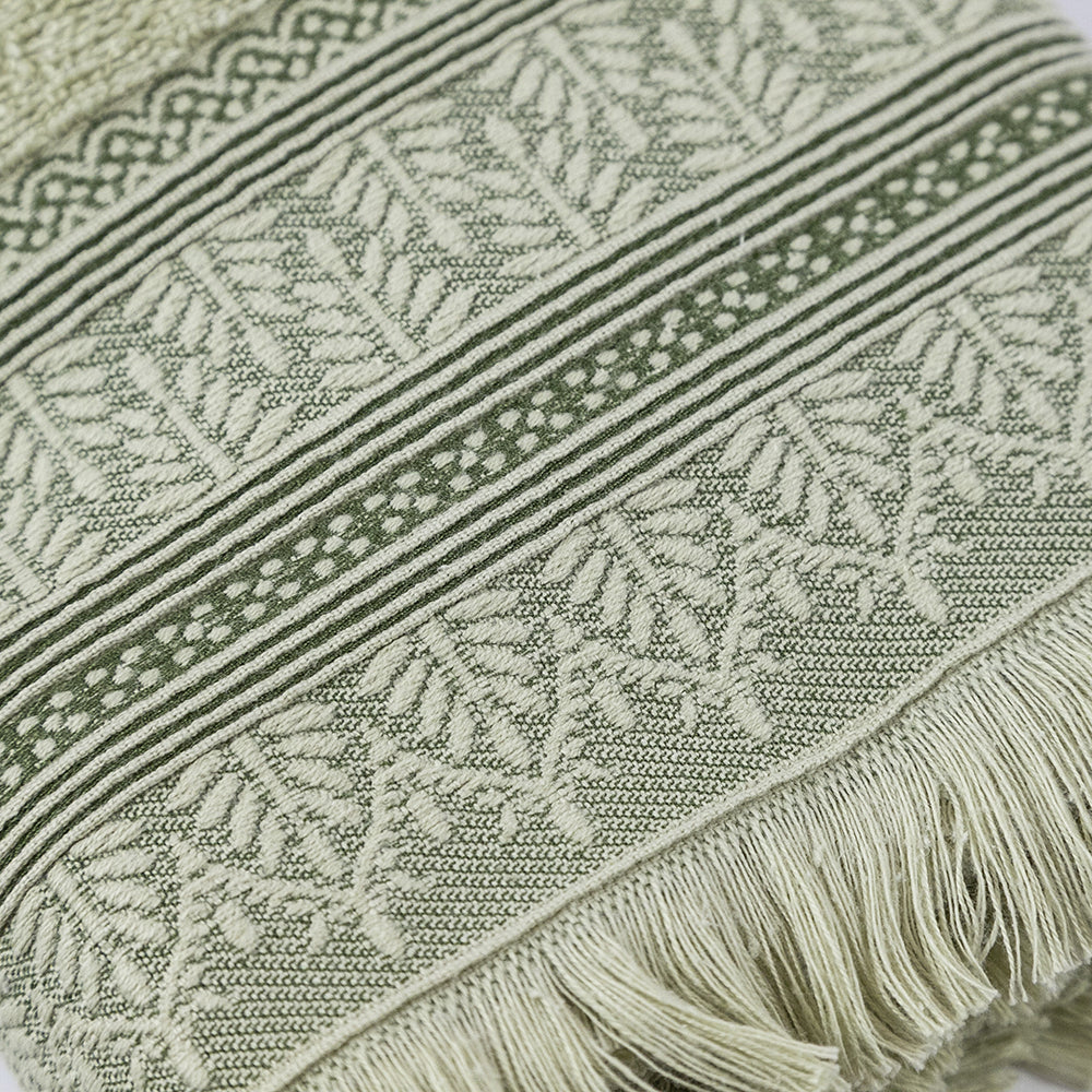 Set asciugamani 1+1 LUK | Verde