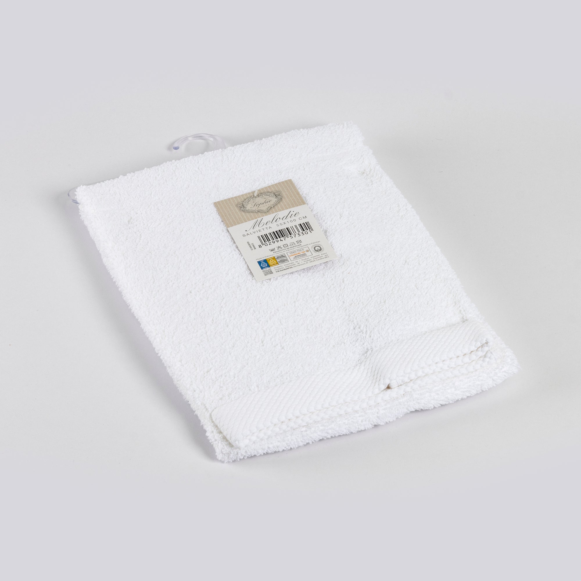 Asciugamano viso BREST | Bianco
