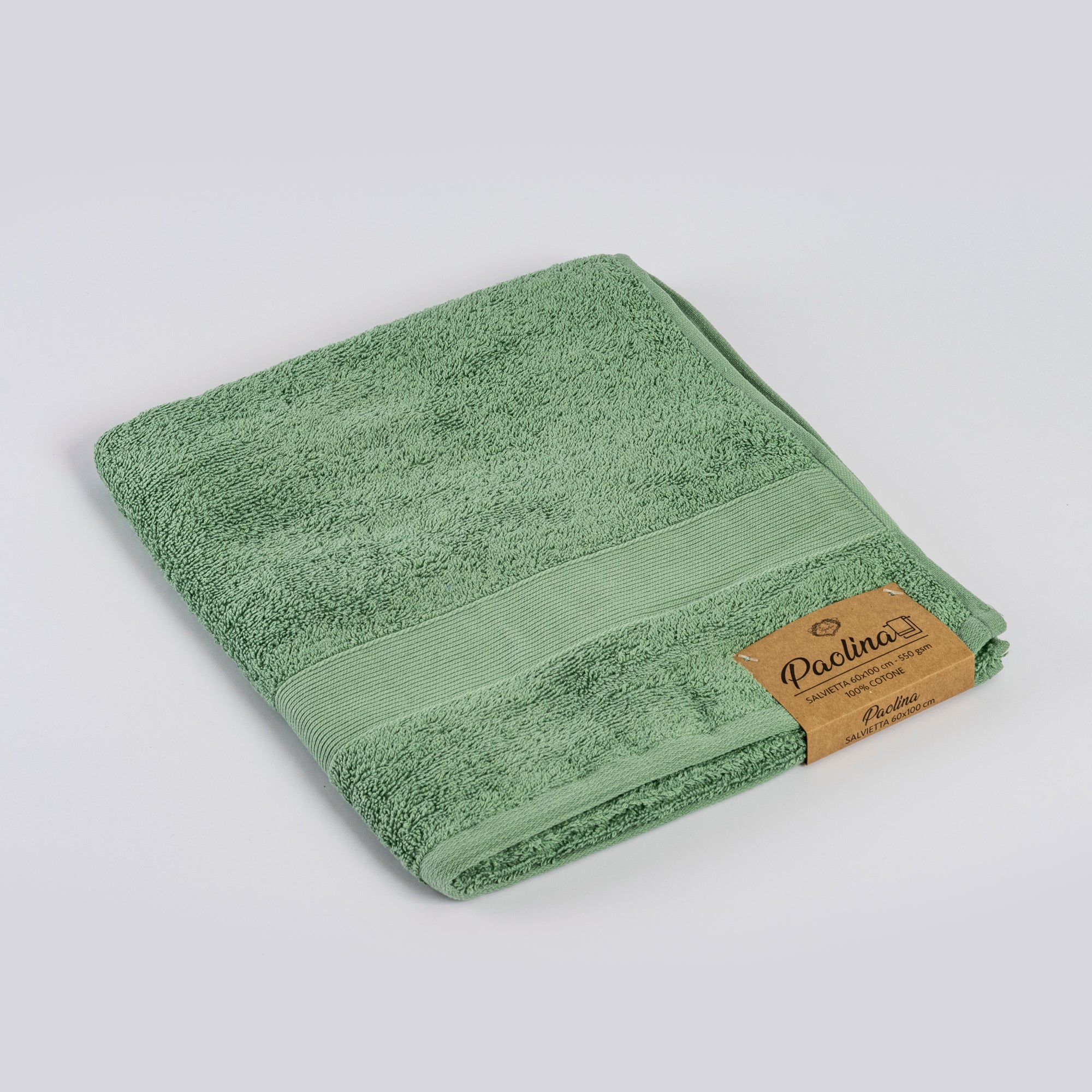 Asciugamano viso AMALFI | Verde