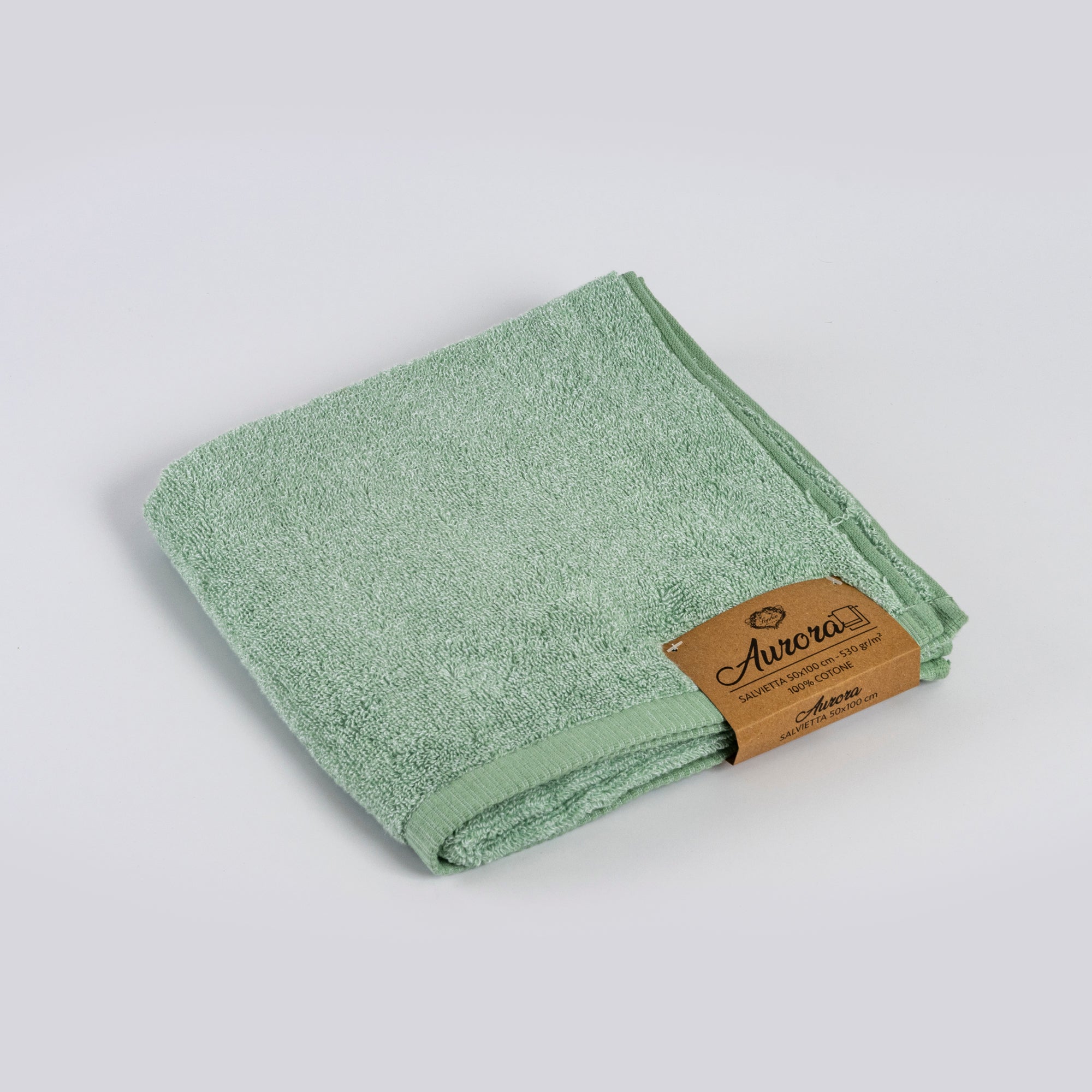 Asciugamano viso SORRENTO | Verde