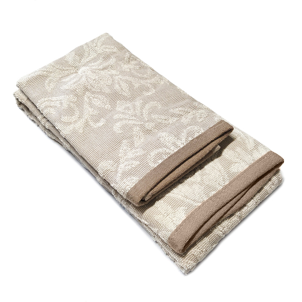 Set asciugamani 1+1 MYRTOS | Beige