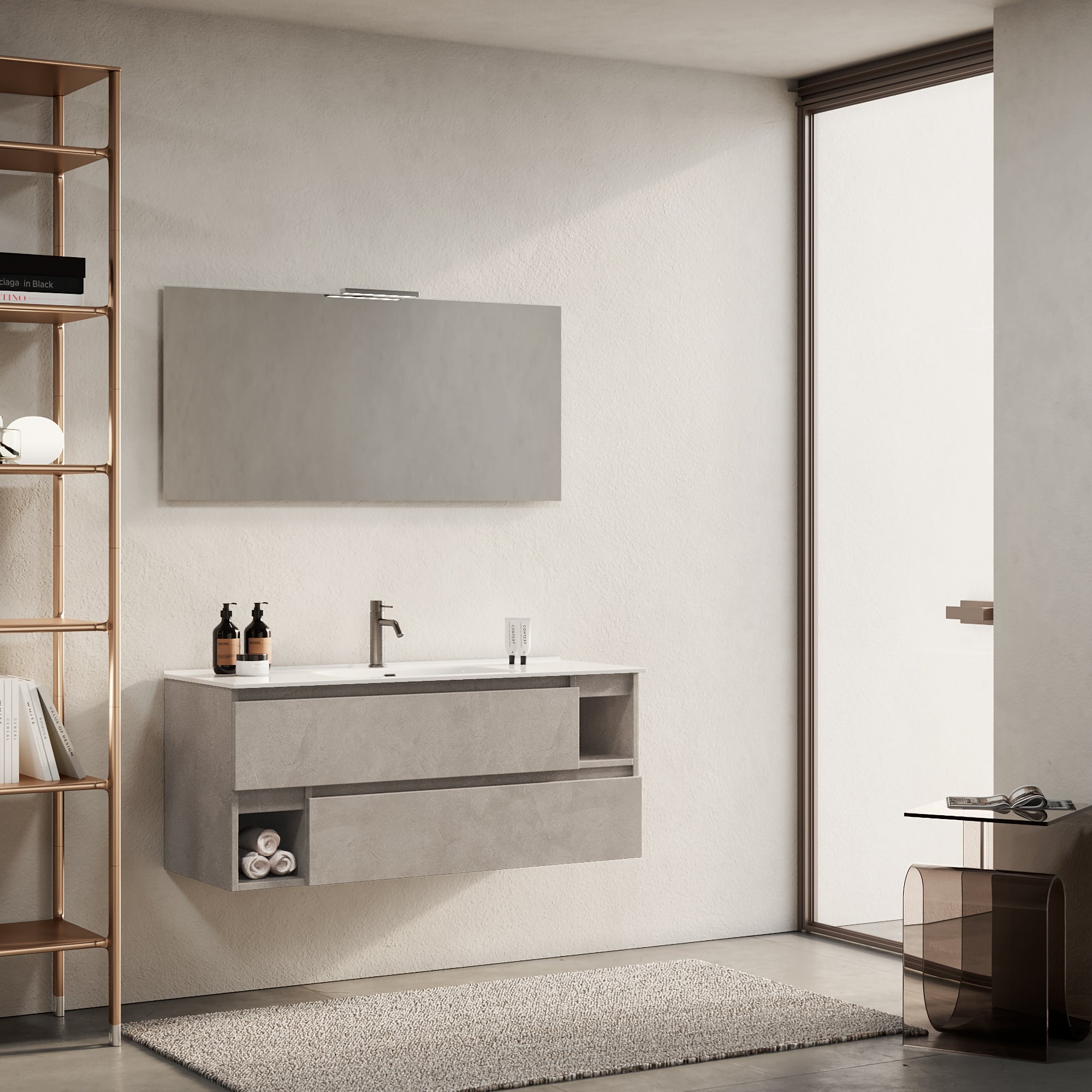 Composizione 4 pezzi ERSE | Avana pietra
