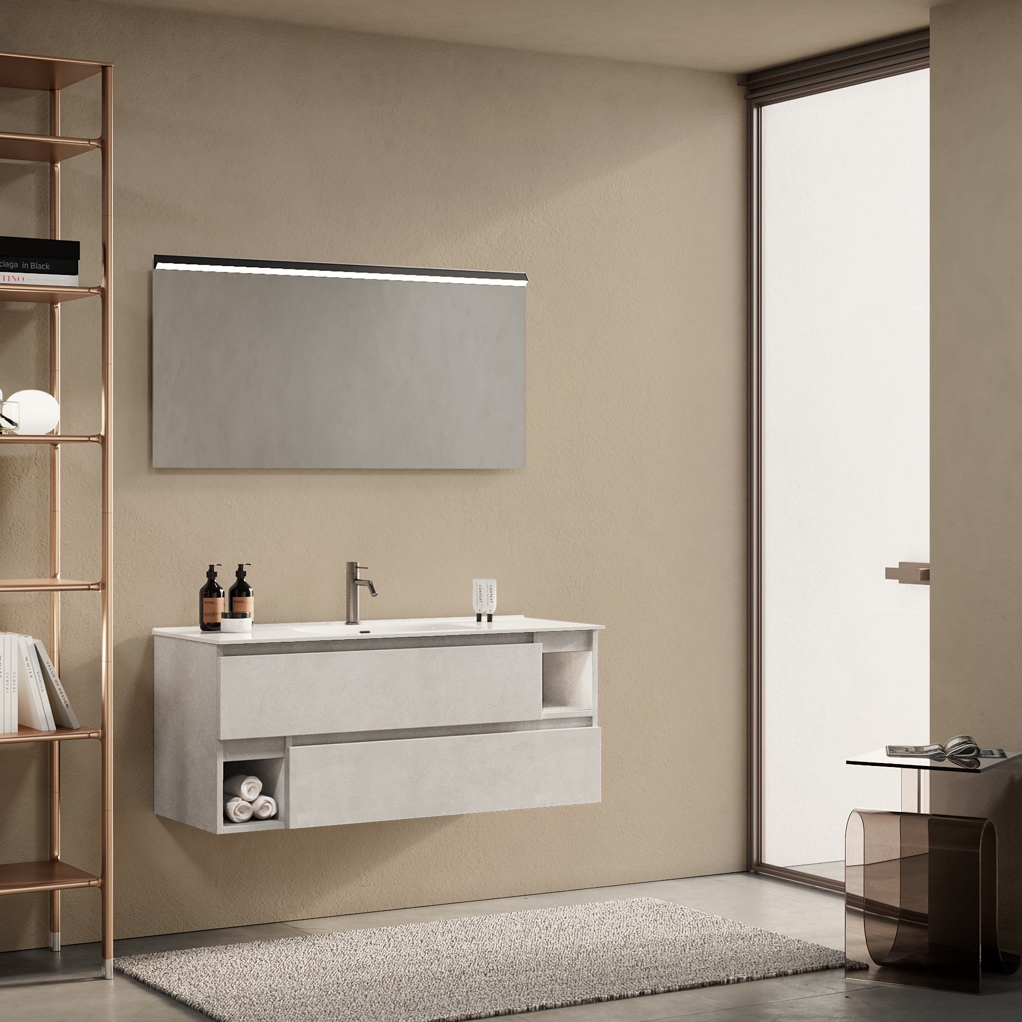 Composizione 3 pezzi ERSE | Bianco pietra
