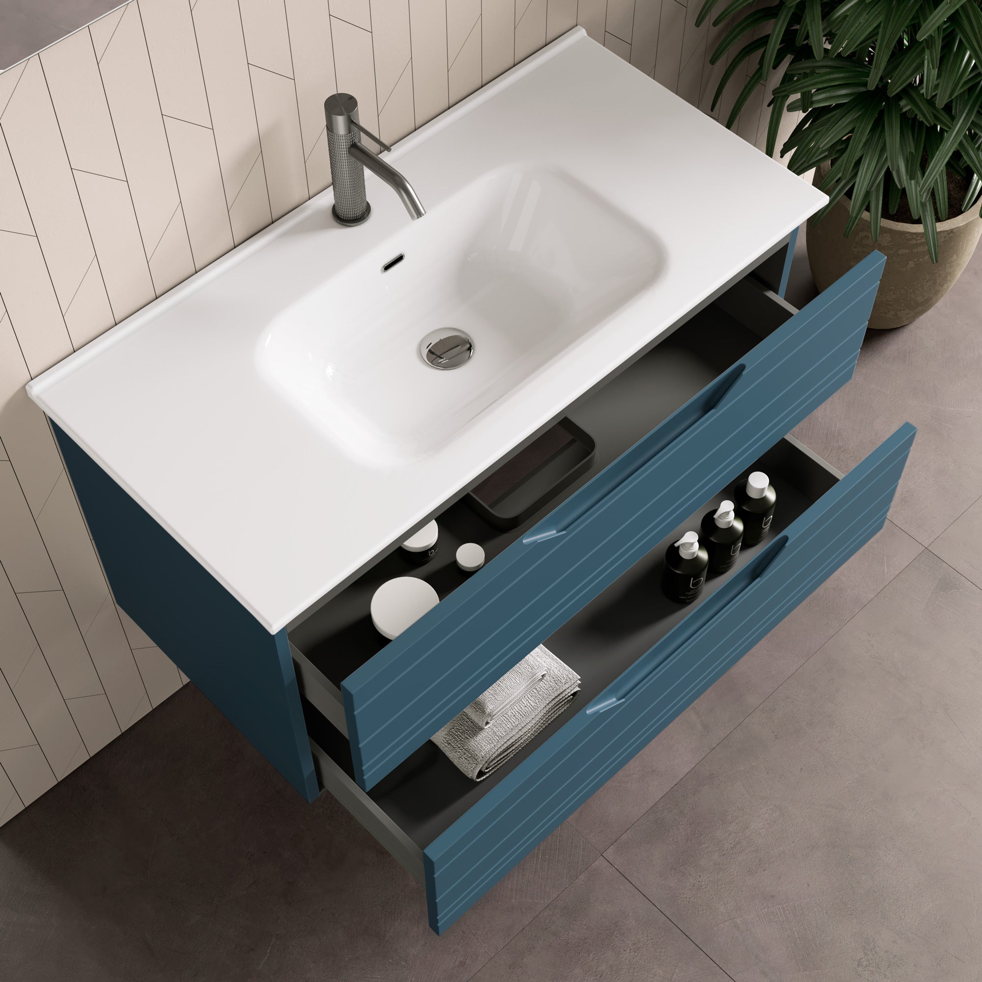 Composizione 4 pezzi CORDELIA | Blu