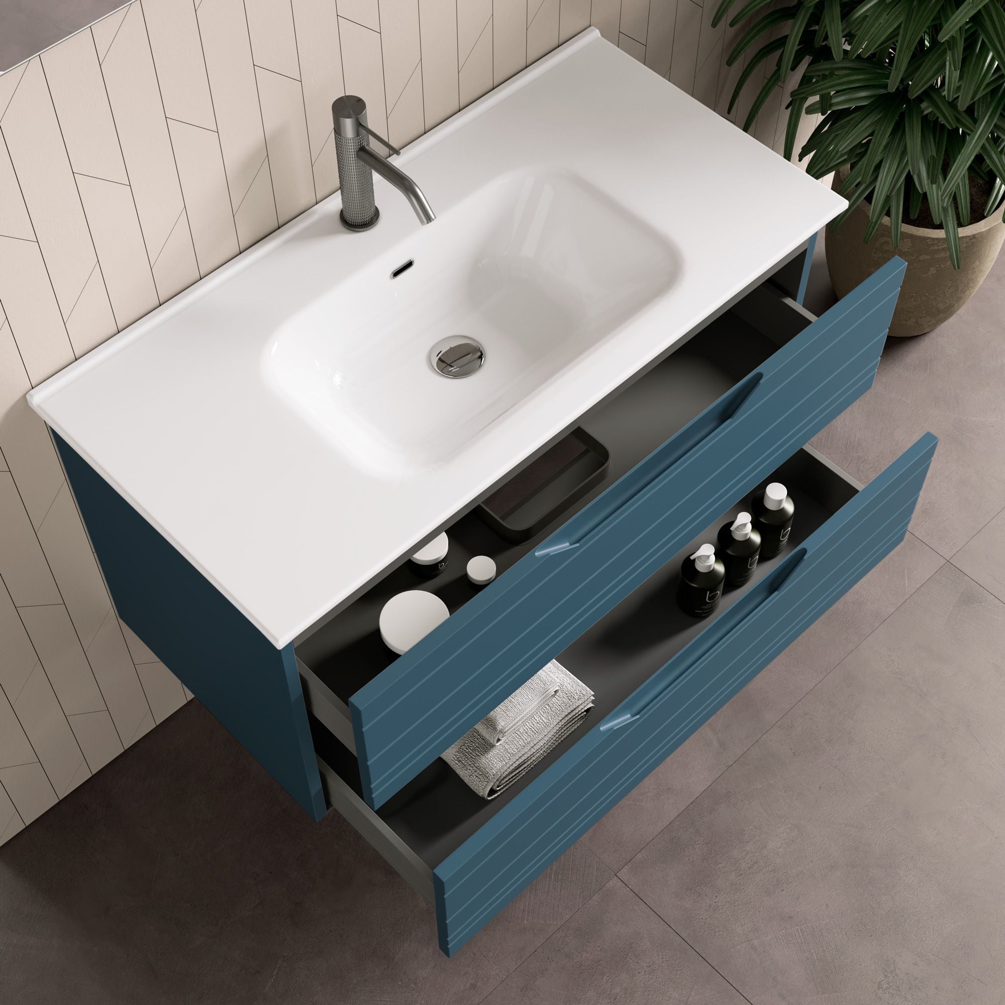 Composizione 4 pezzi CORDELIA | Blu