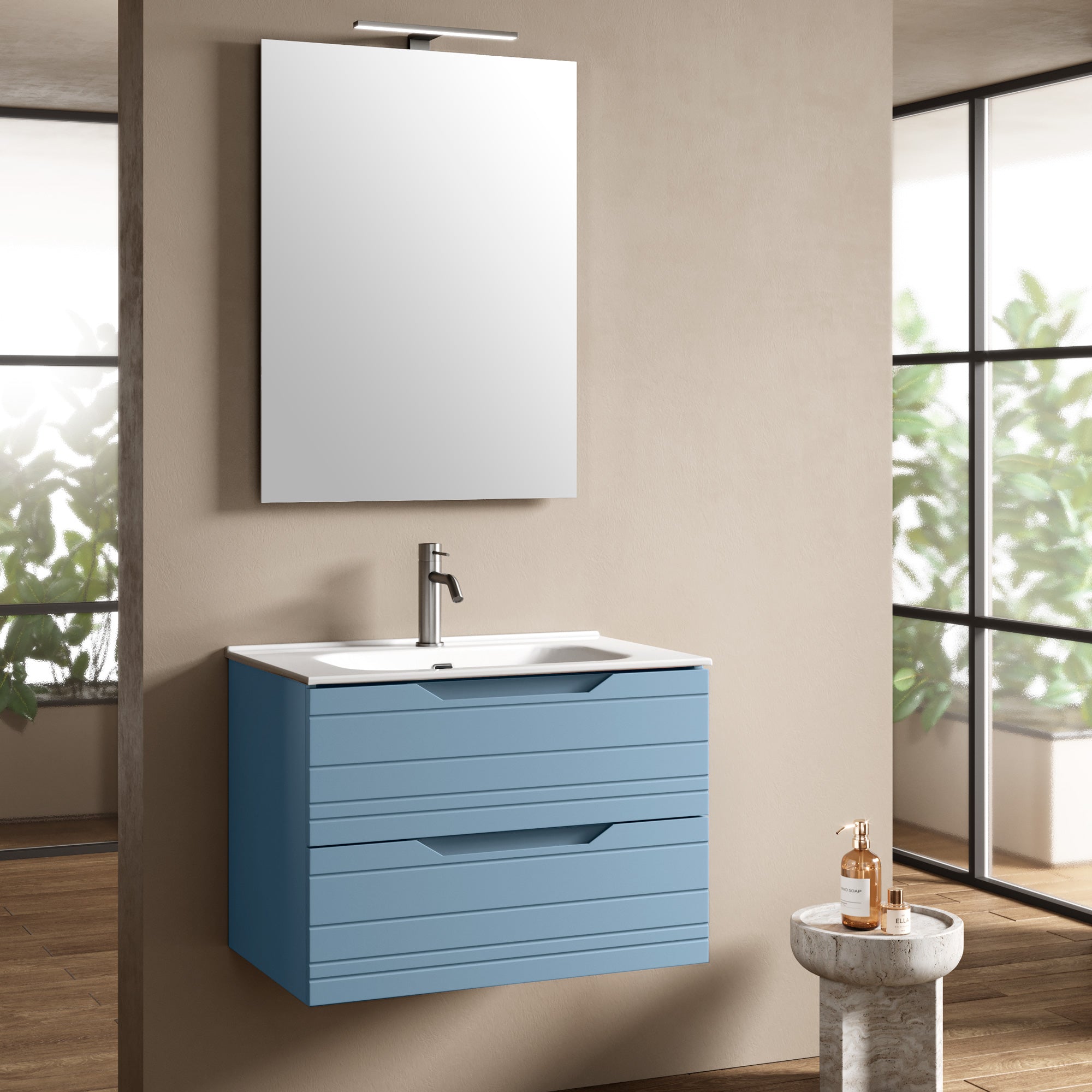 Composizione 4 pezzi CORDELIA | Azzurro tiffany