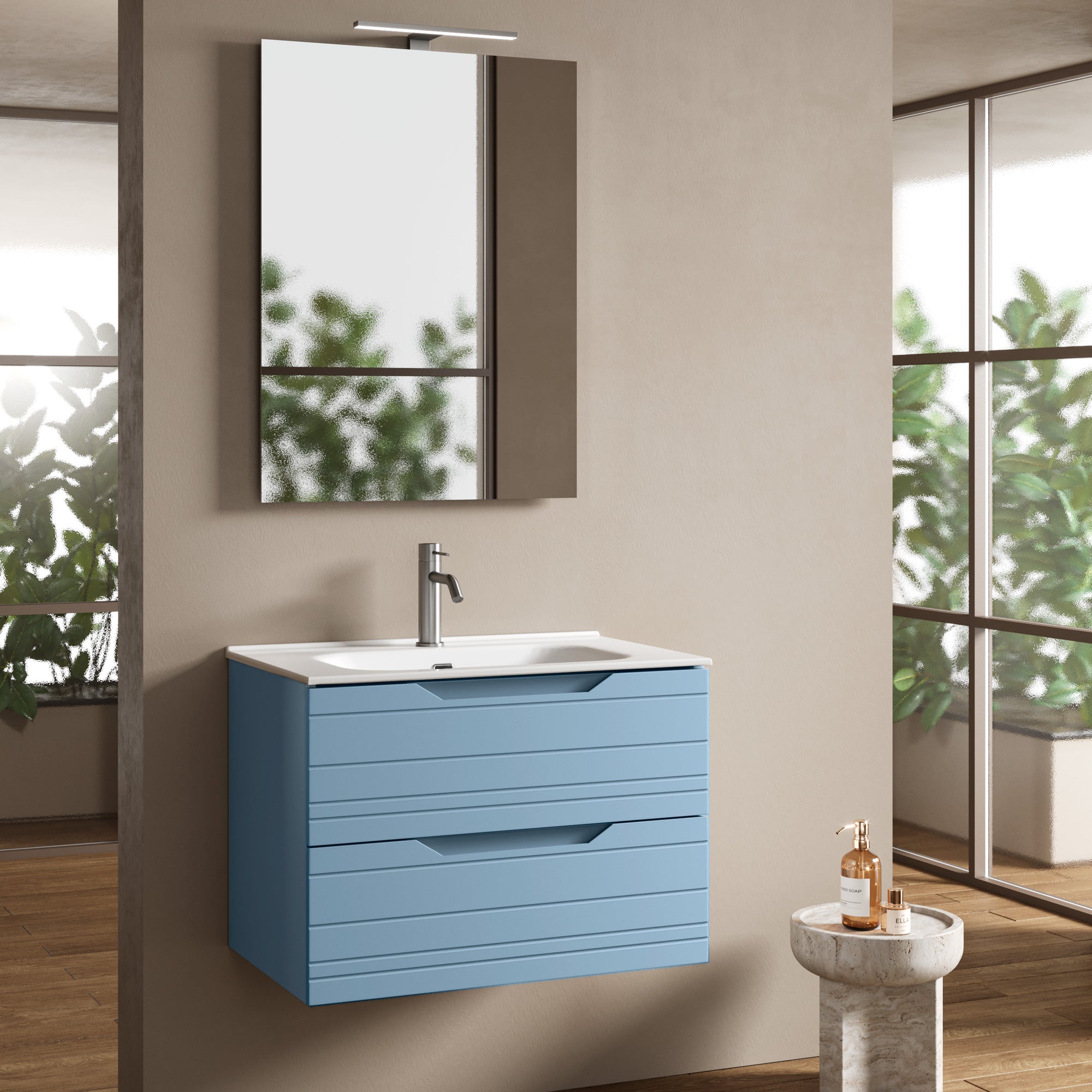 Composizione 4 pezzi CORDELIA | Azzurro tiffany