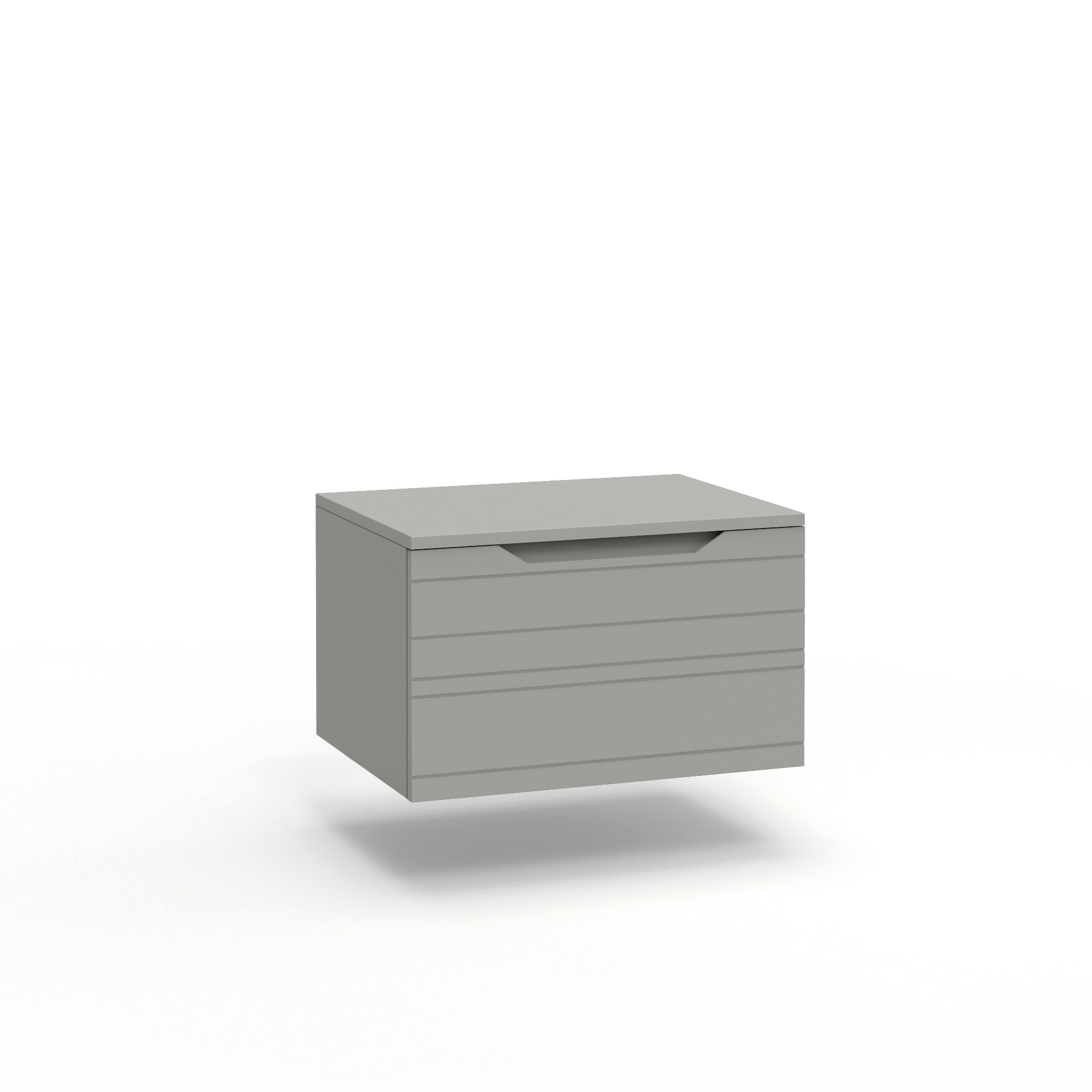 Base con top 1 cestone CORDELIA | Grigio