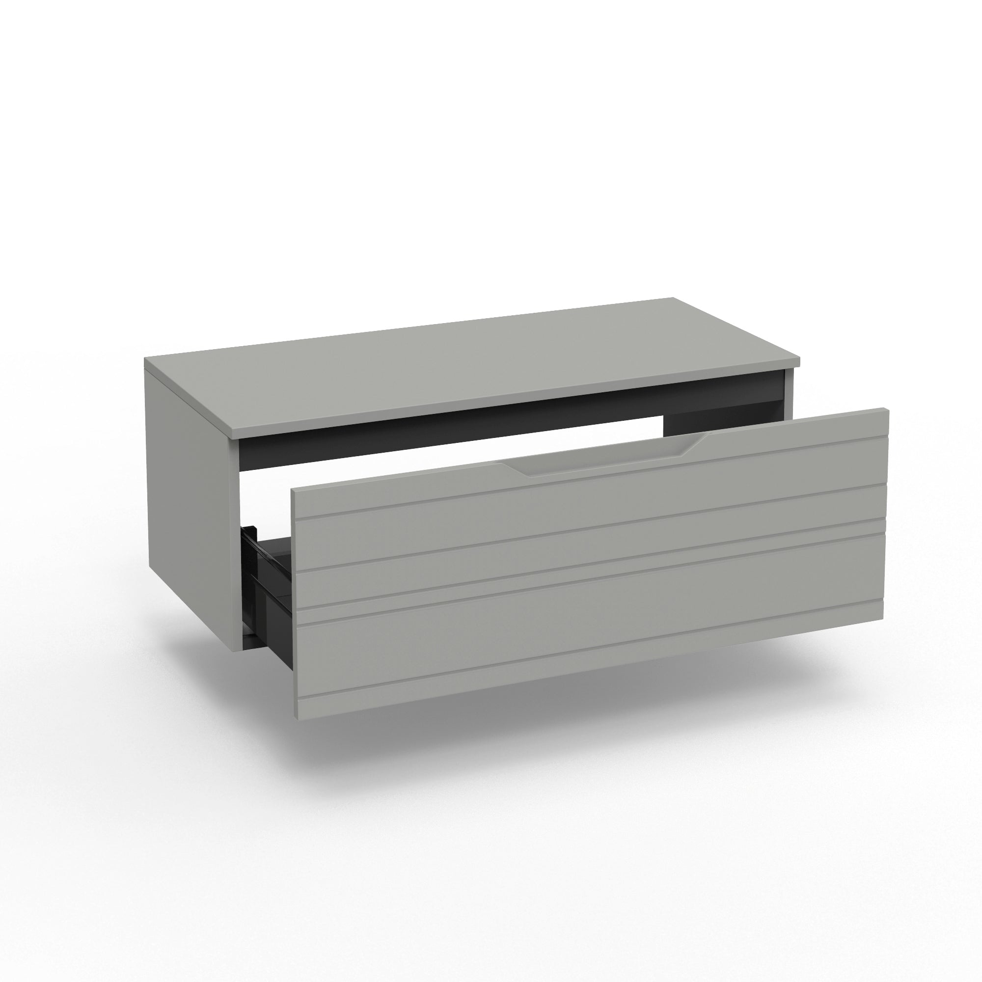 Base con top 1 cestone CORDELIA | Grigio