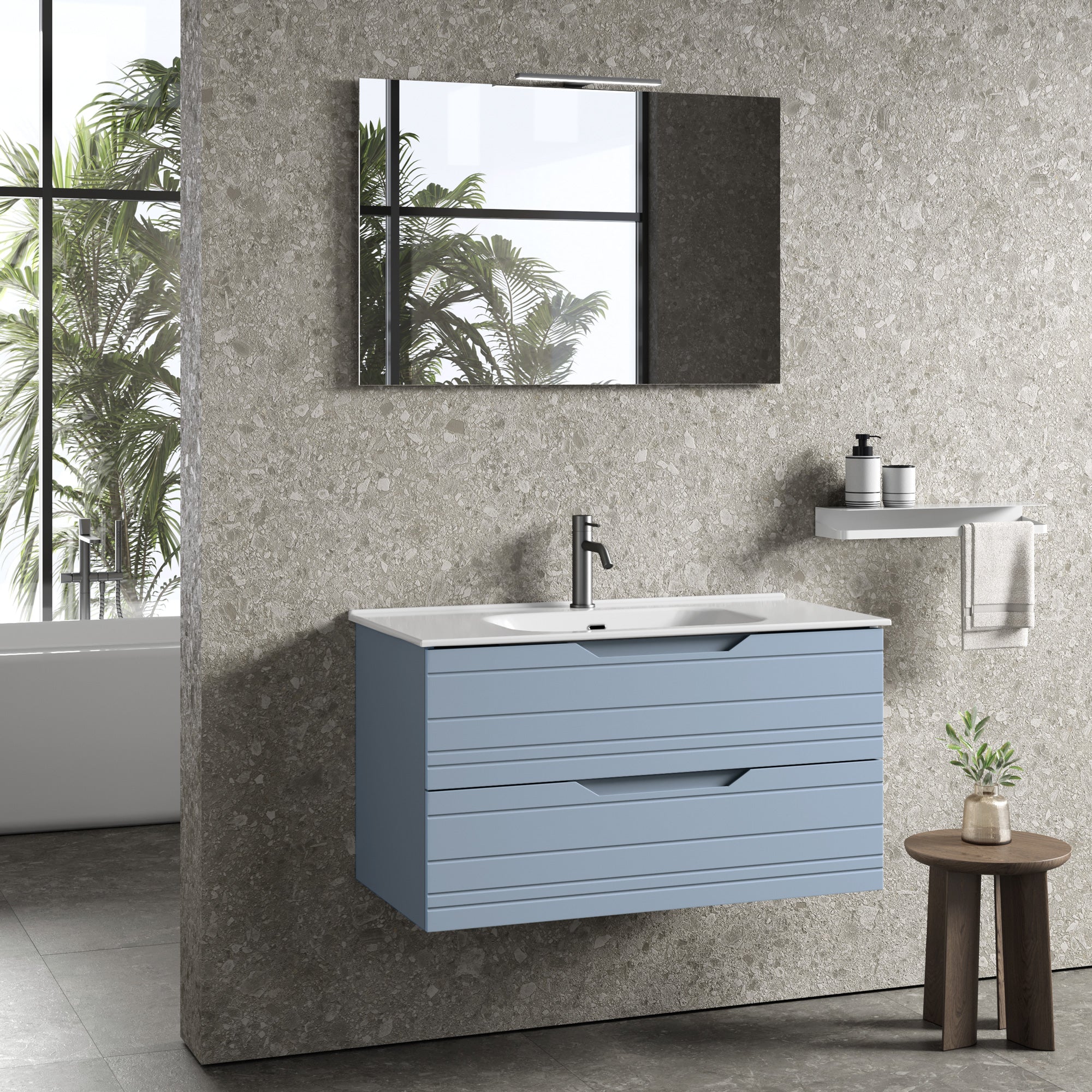 Composizione 4 pezzi CORDELIA | Azzurro tiffany