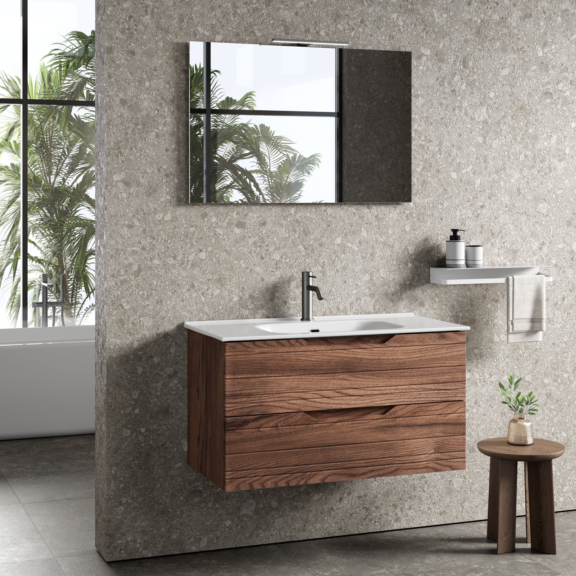 Composizione 4 pezzi CORDELIA | Rovere rio