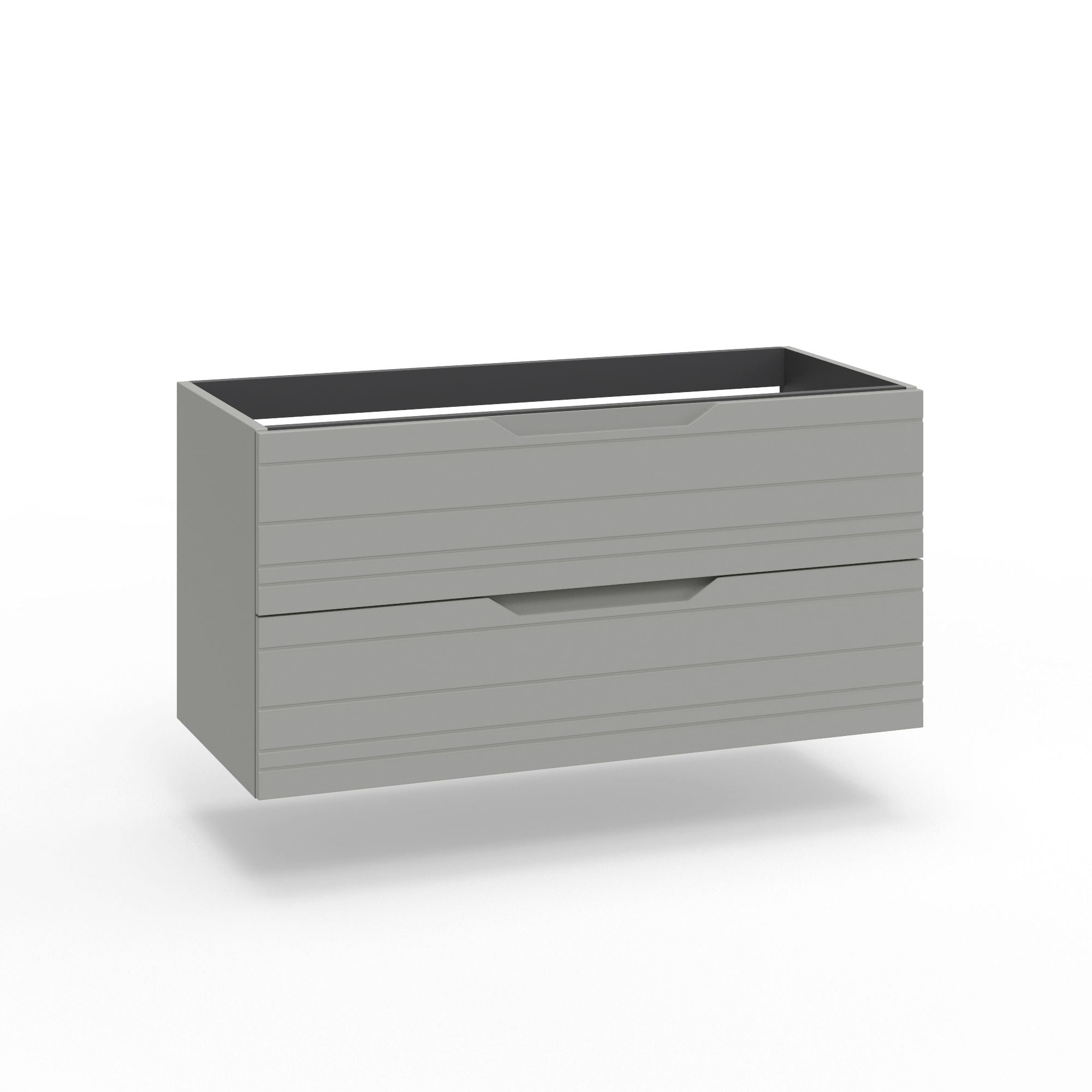 Base portalavabo 2 cassetti CORDELIA | Grigio