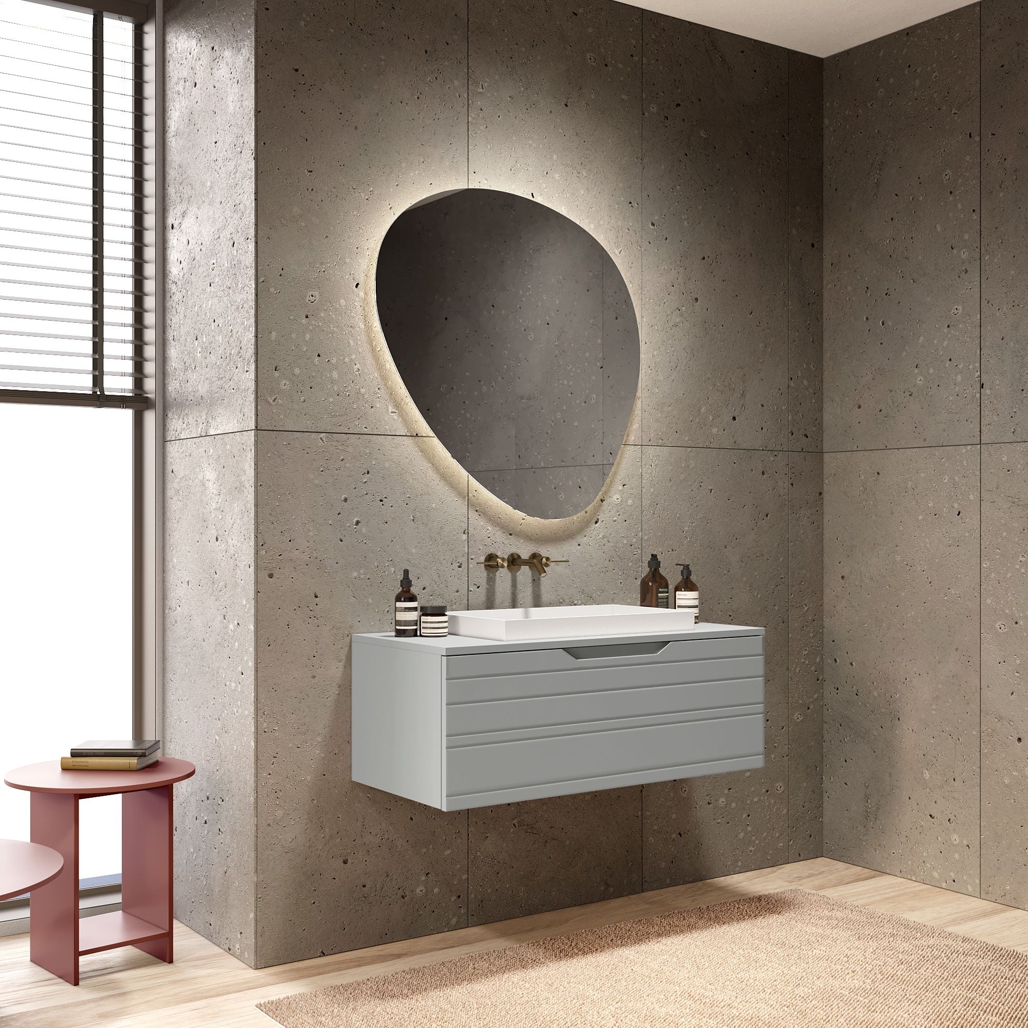 Composizione 3 pezzi CORDELIA | Grigio